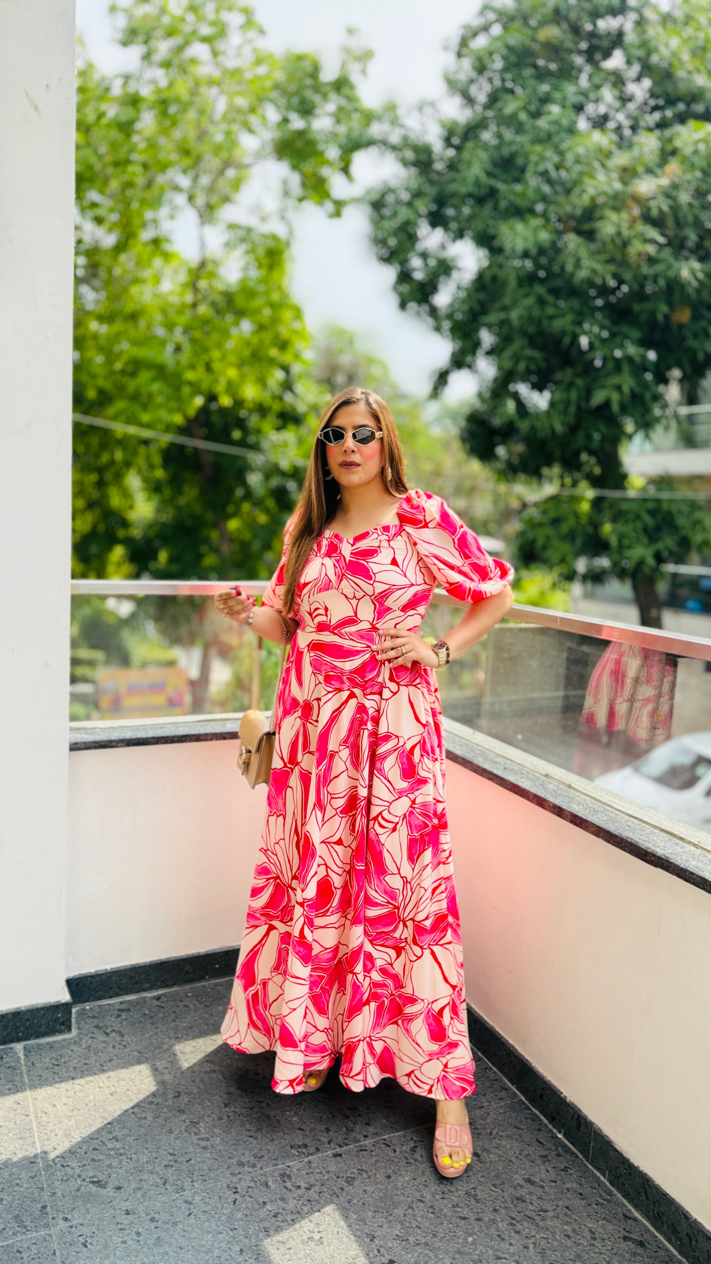 Pink Salt Maxi Dress