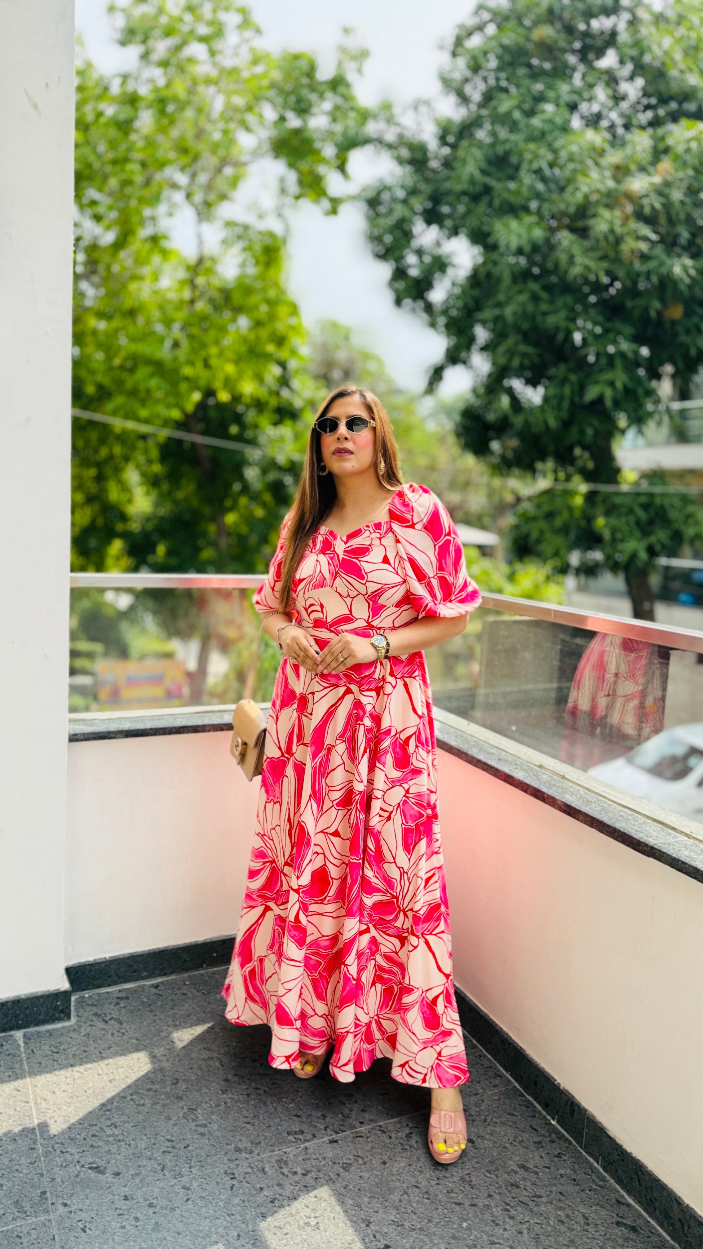 Pink Salt Maxi Dress