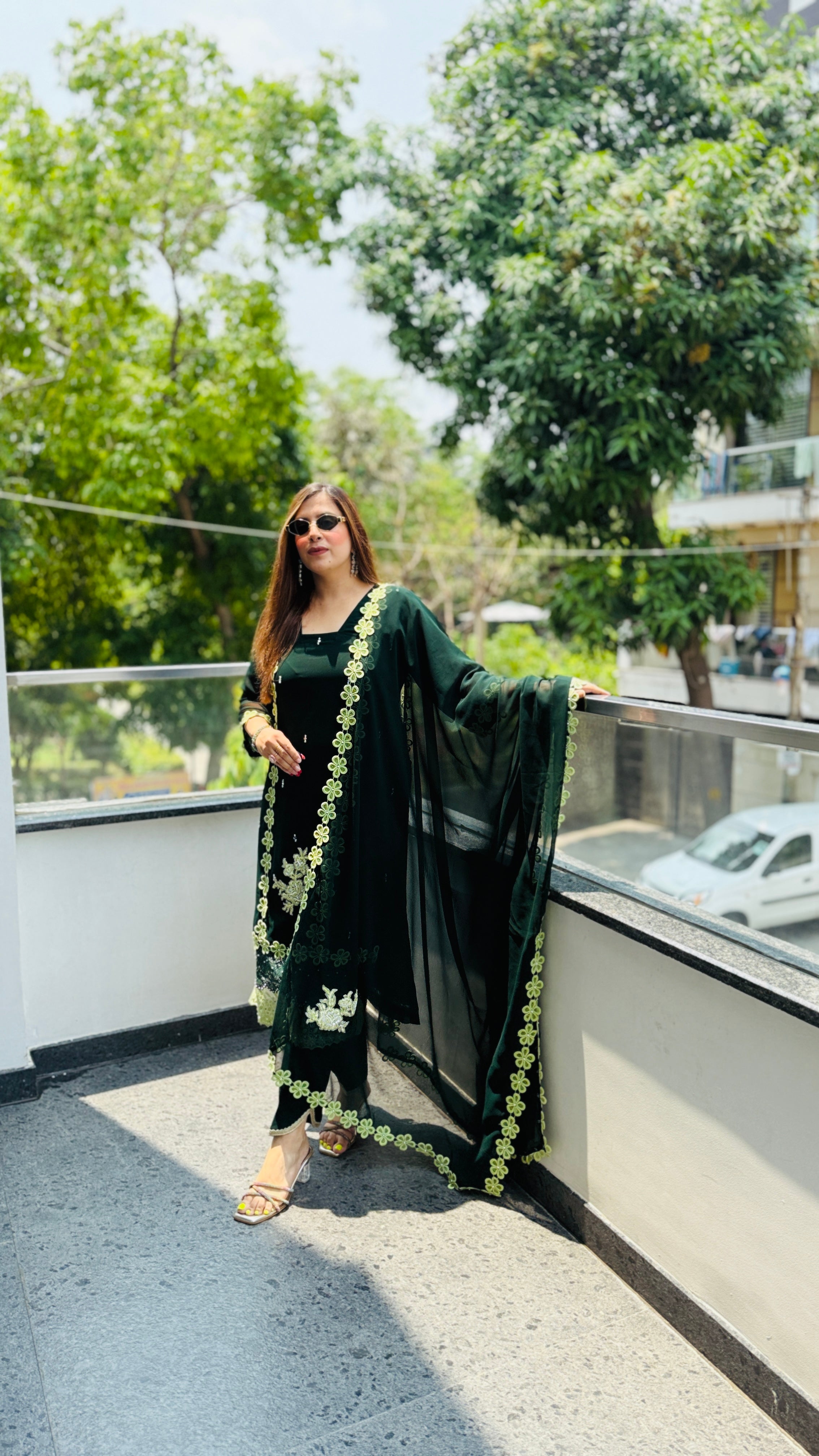 Lilette Lace Work Suit