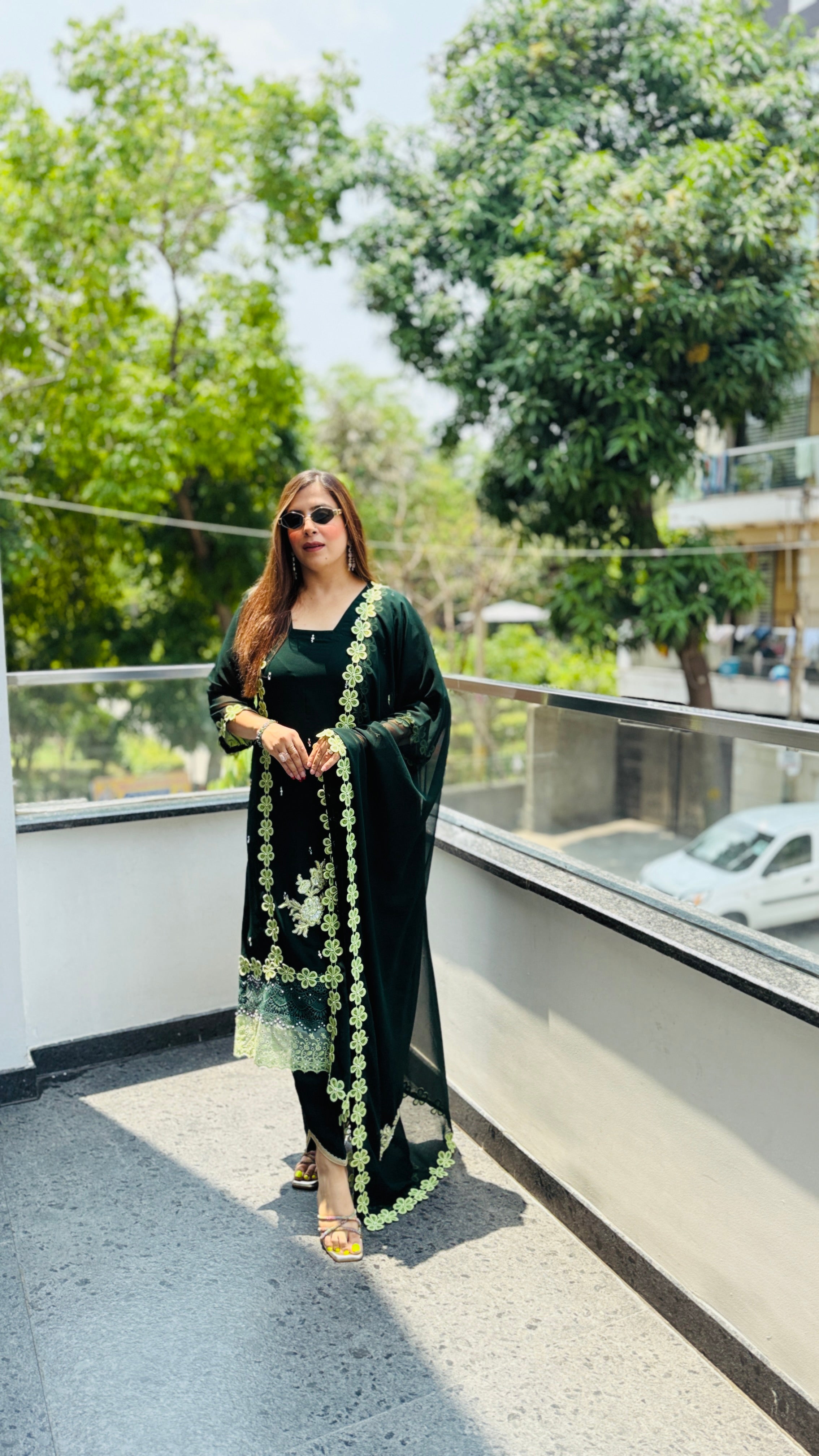 Lilette Lace Work Suit