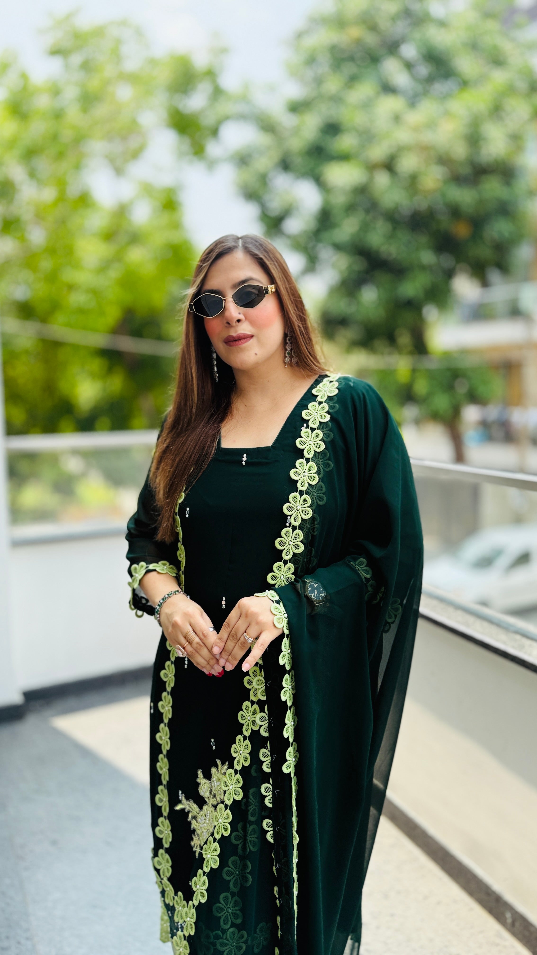 Lilette Lace Work Suit