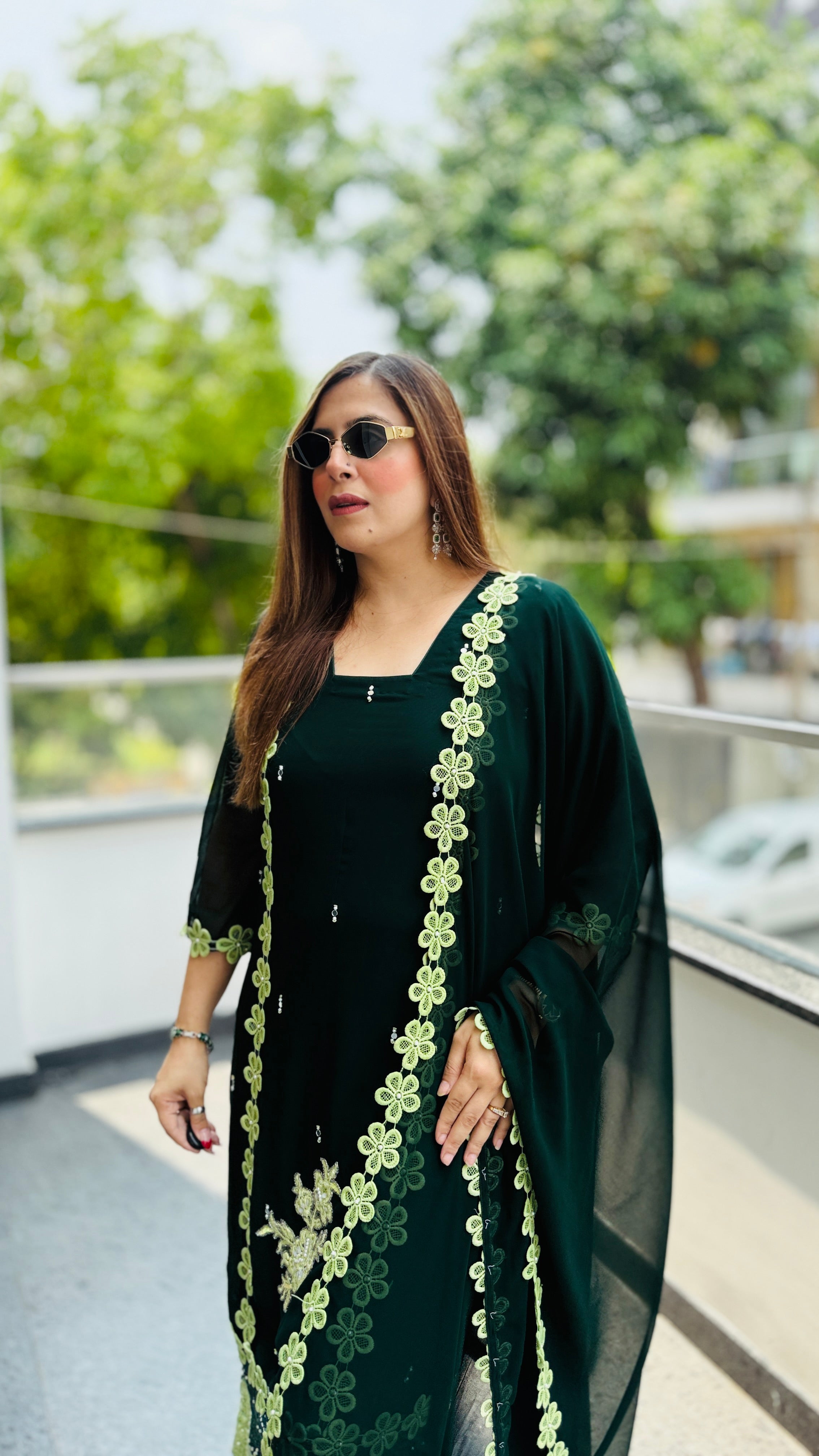 Lilette Lace Work Suit