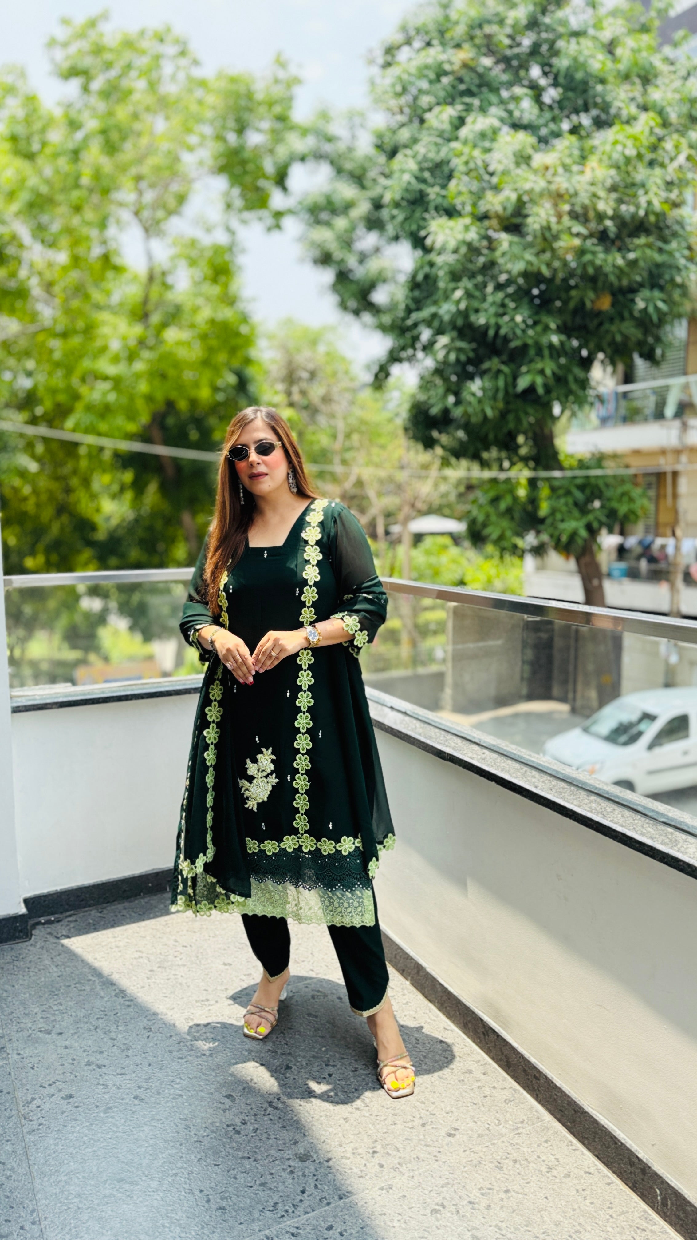 Lilette Lace Work Suit