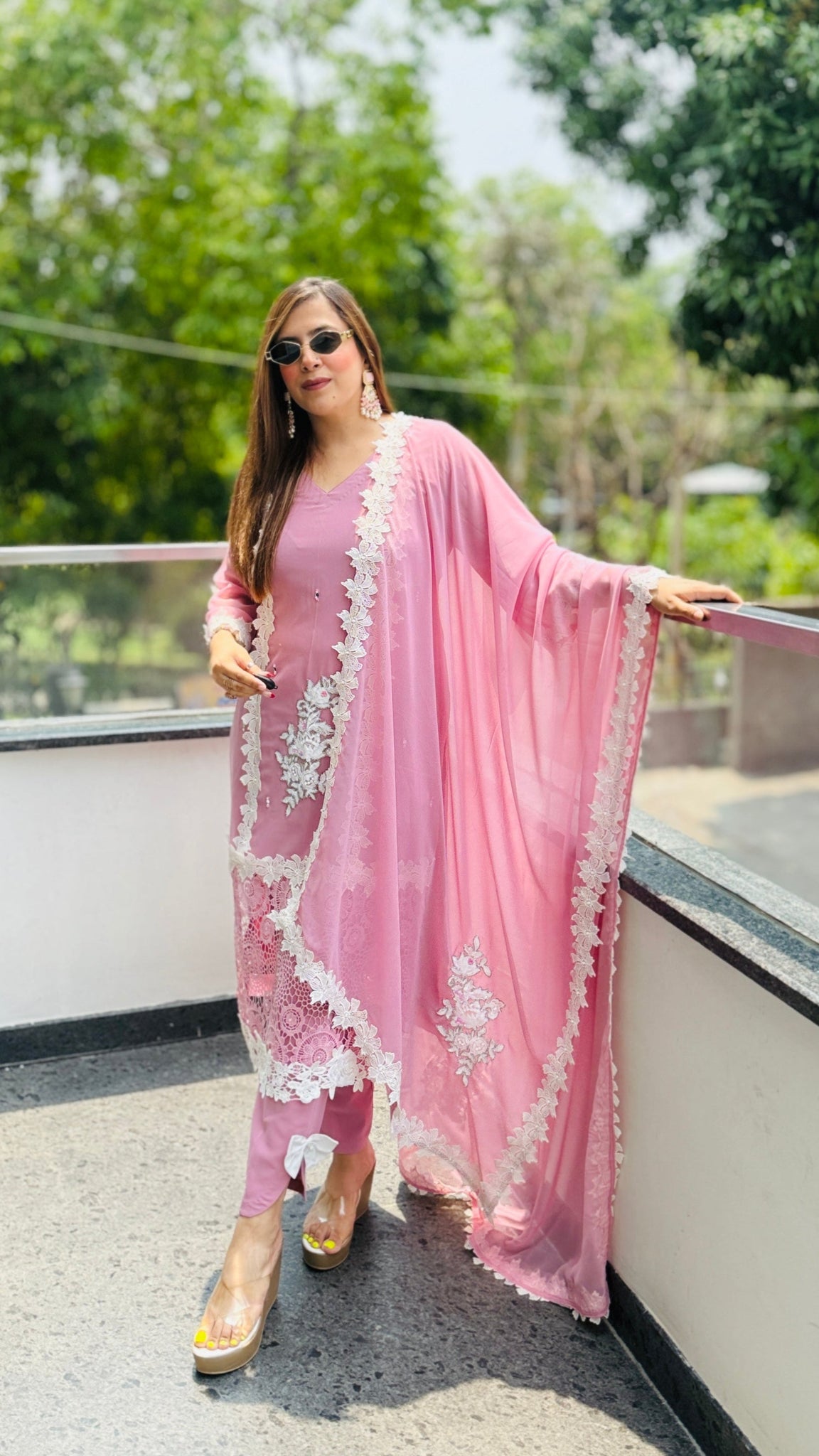 Mahira Lace Work Suit