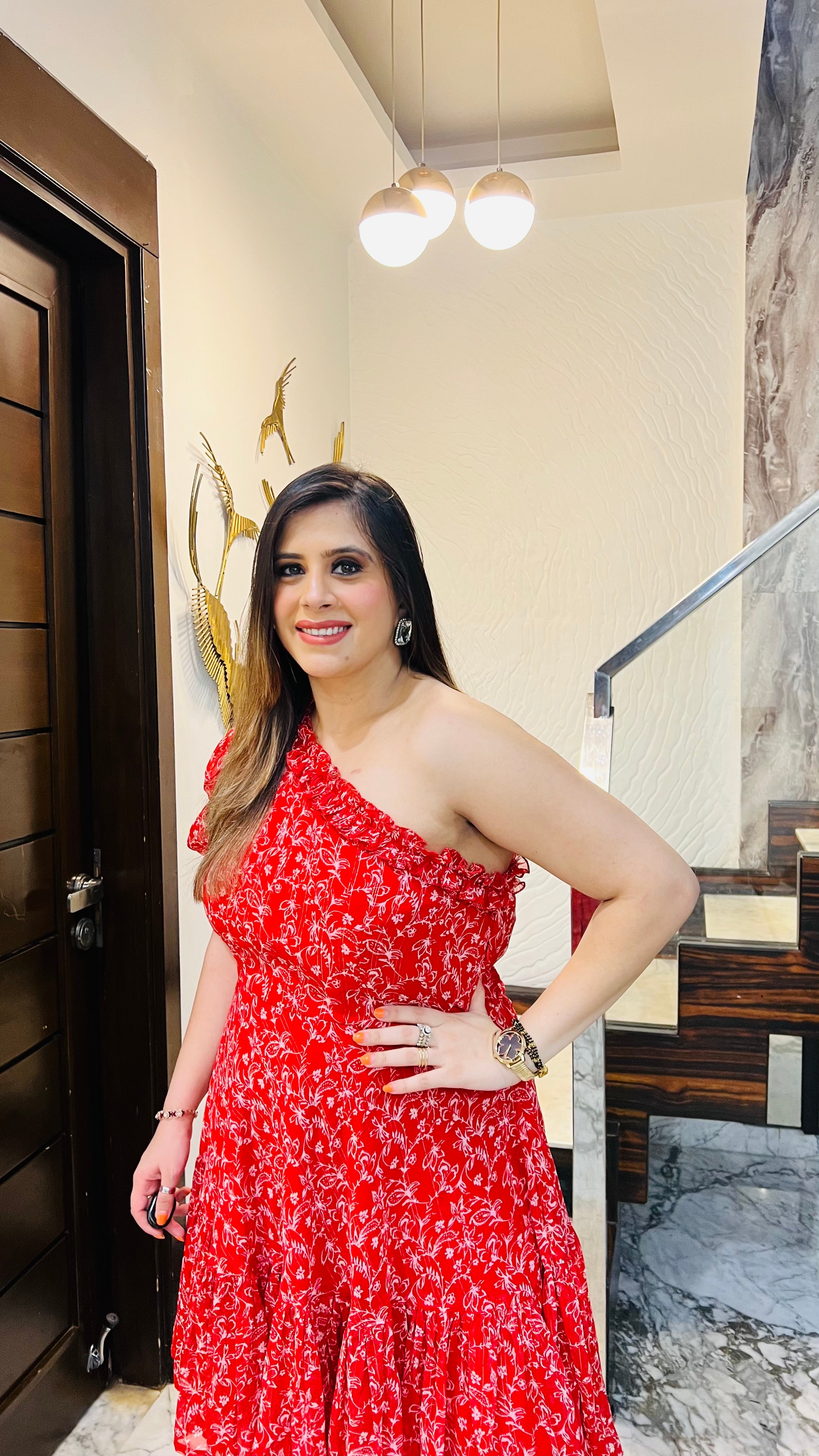 Red Lurex Mama Dress