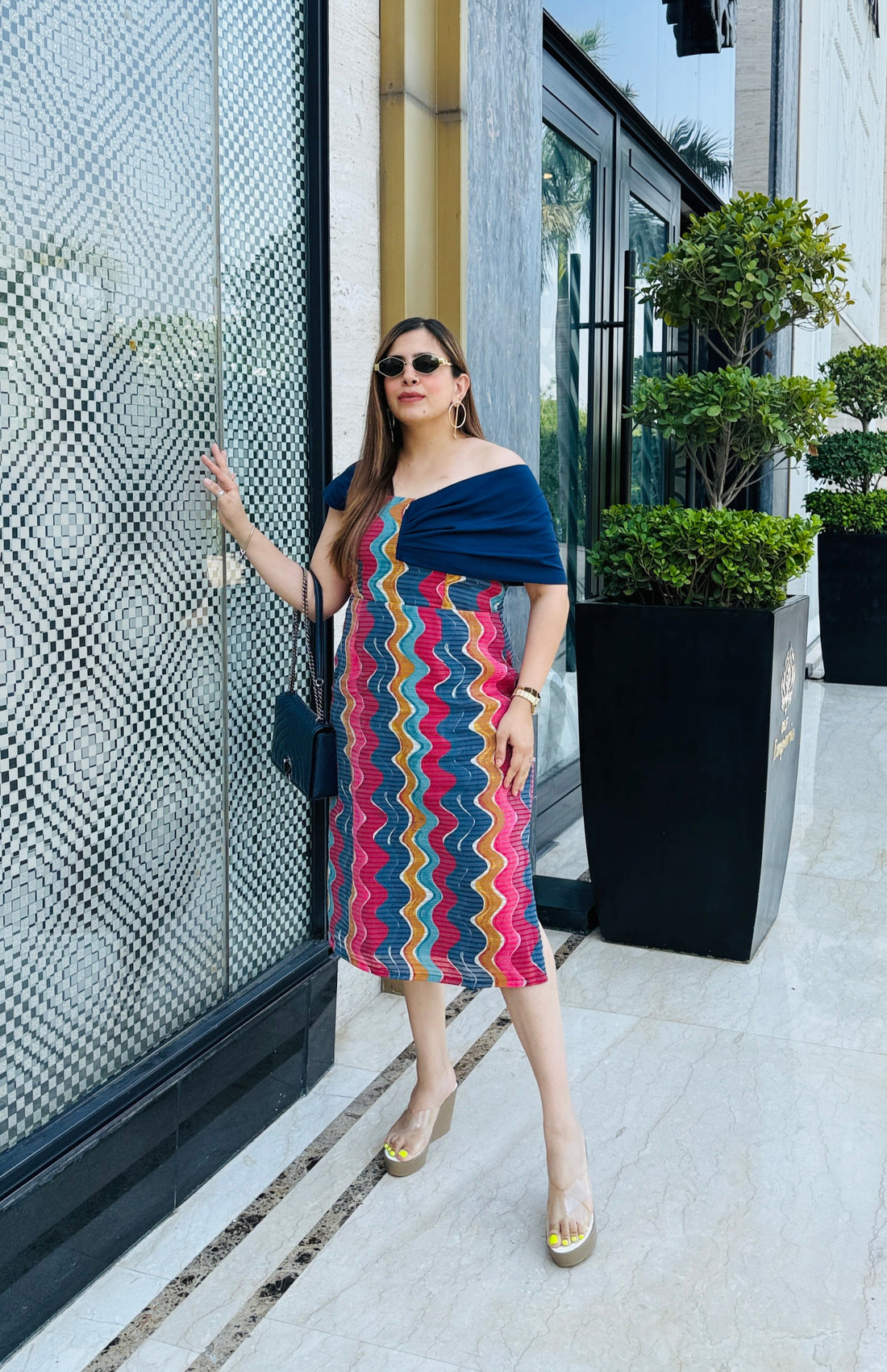 Candy One Shoulder Midi