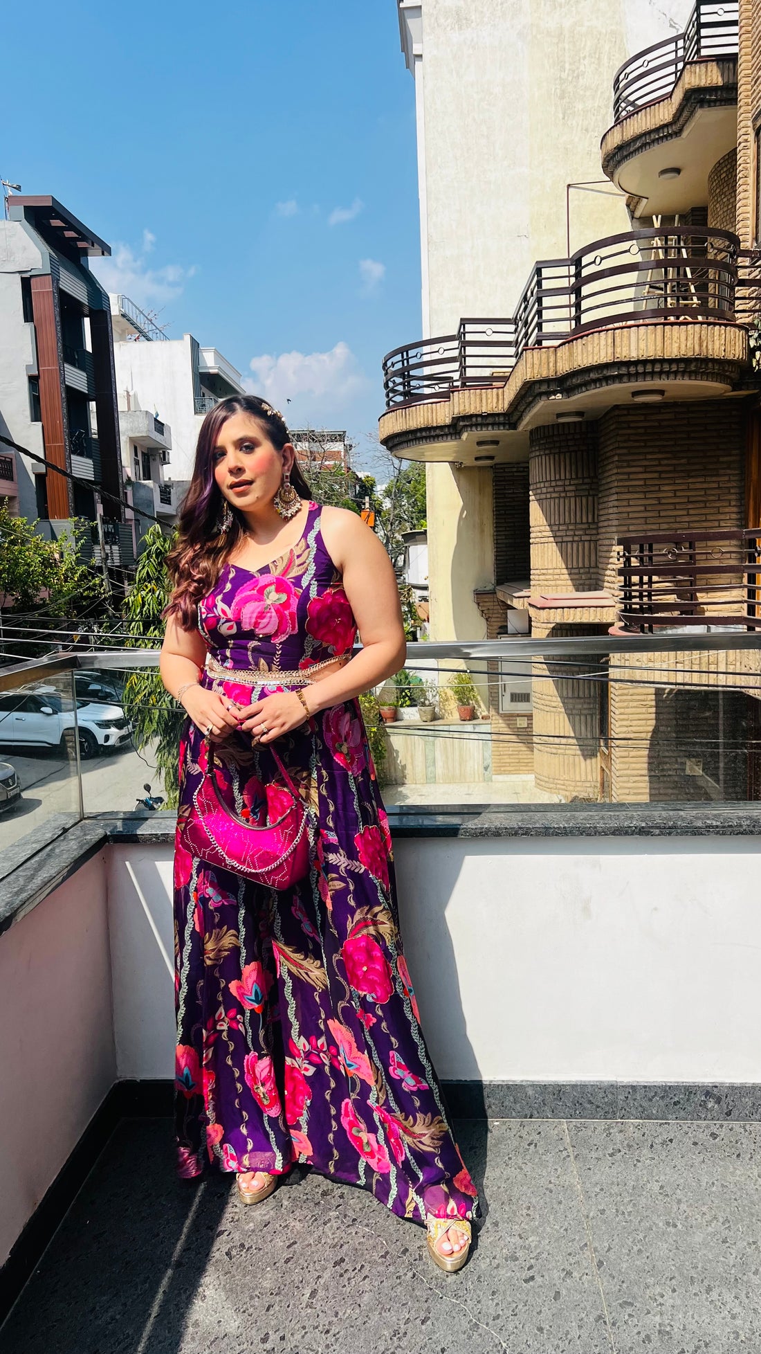 Purple Mirror Jumpsuit