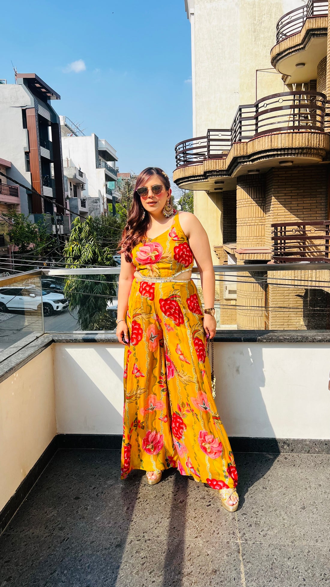 Yellow Mirror Jumpsuit