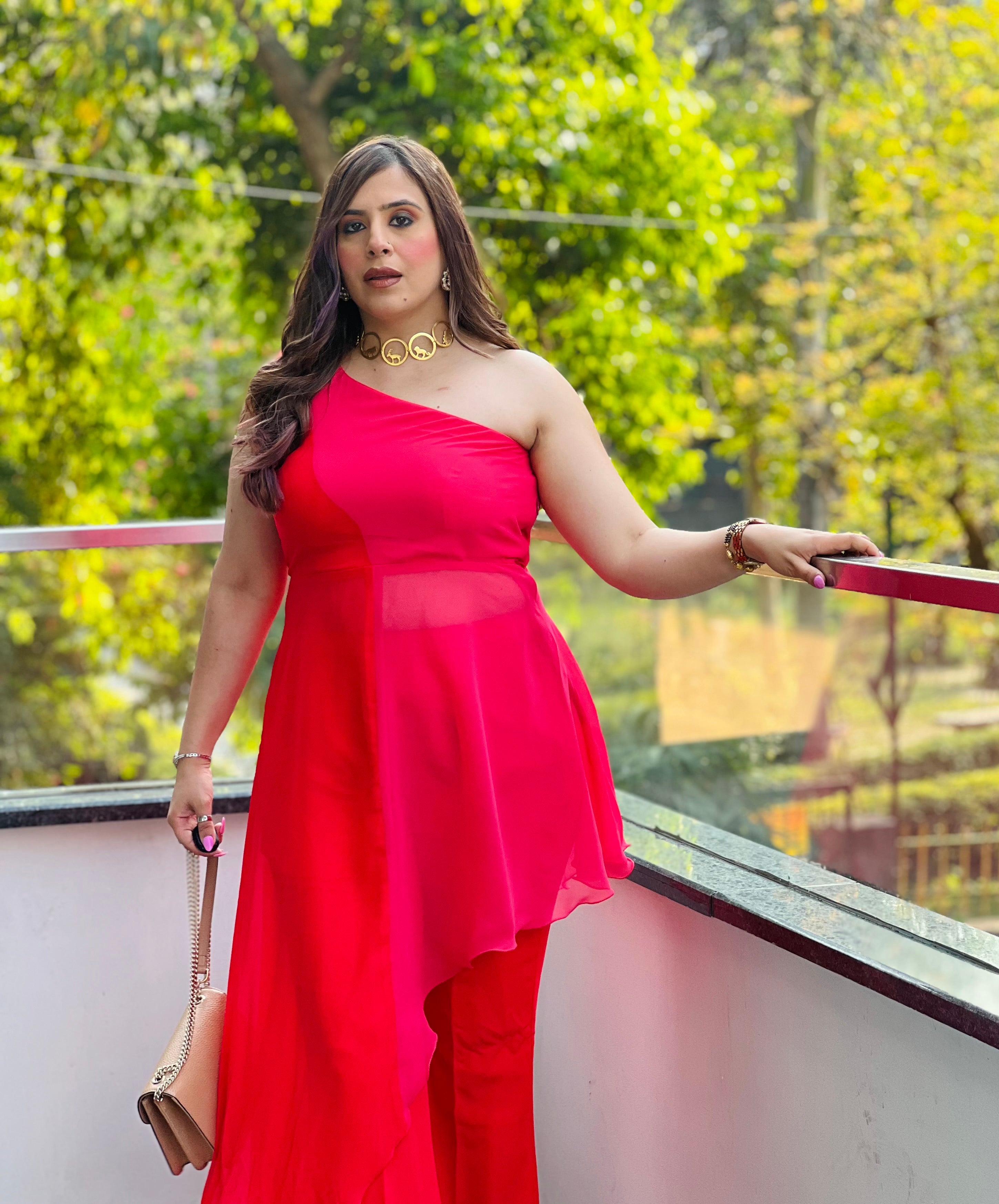 Red-Pink Affair Co-Ord