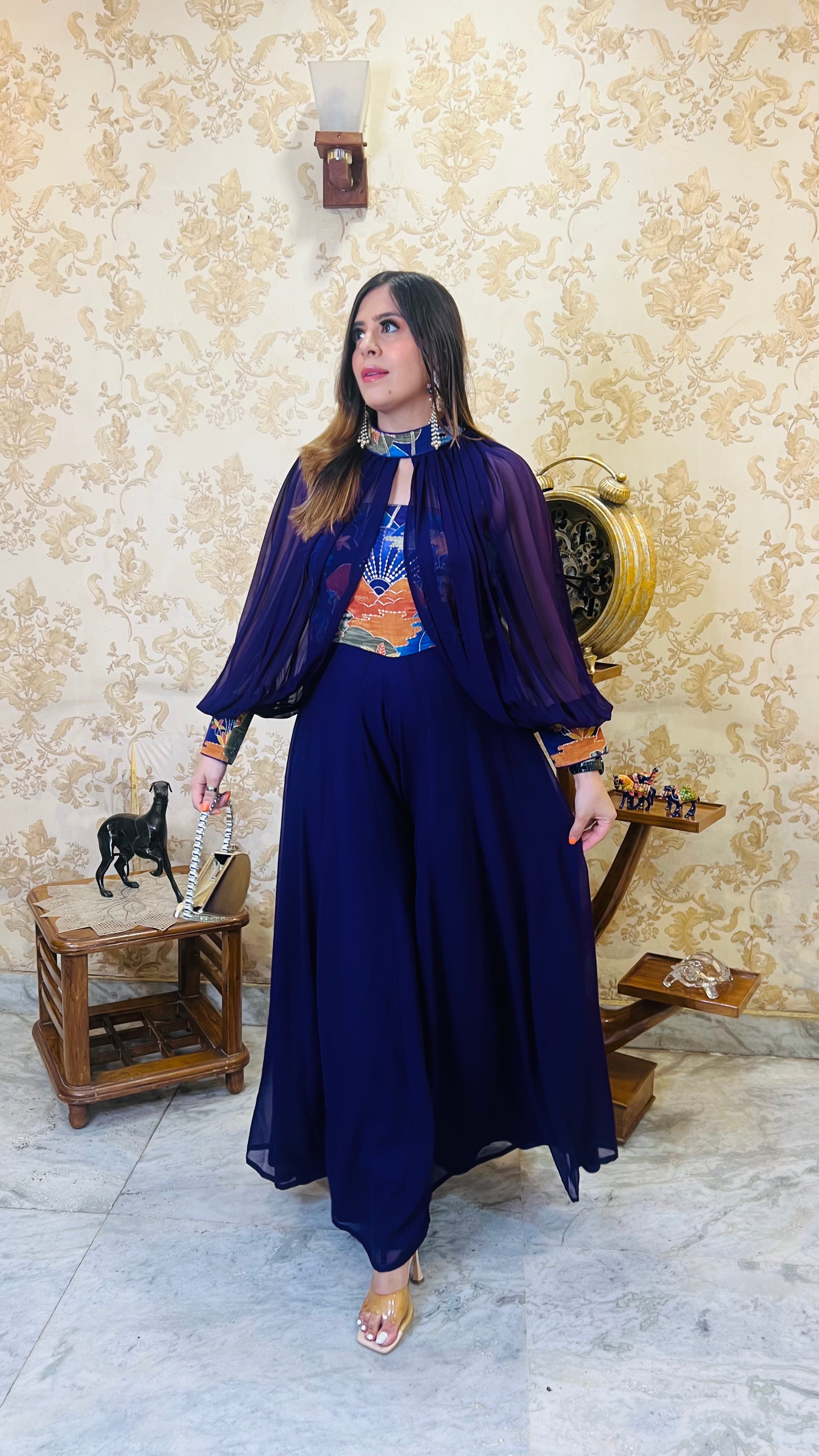 Palm Purple Jumpsuit