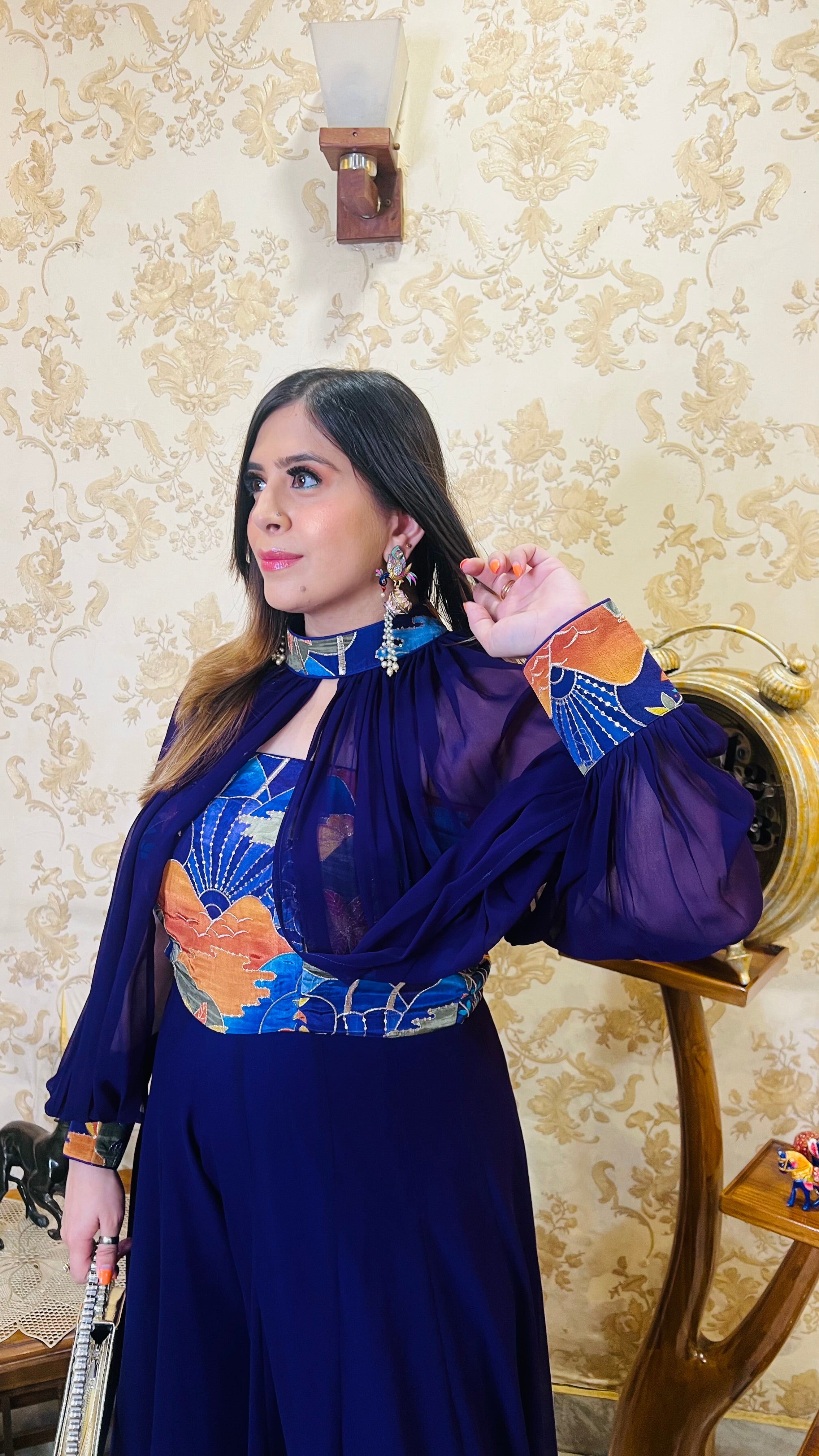 Palm Purple Jumpsuit