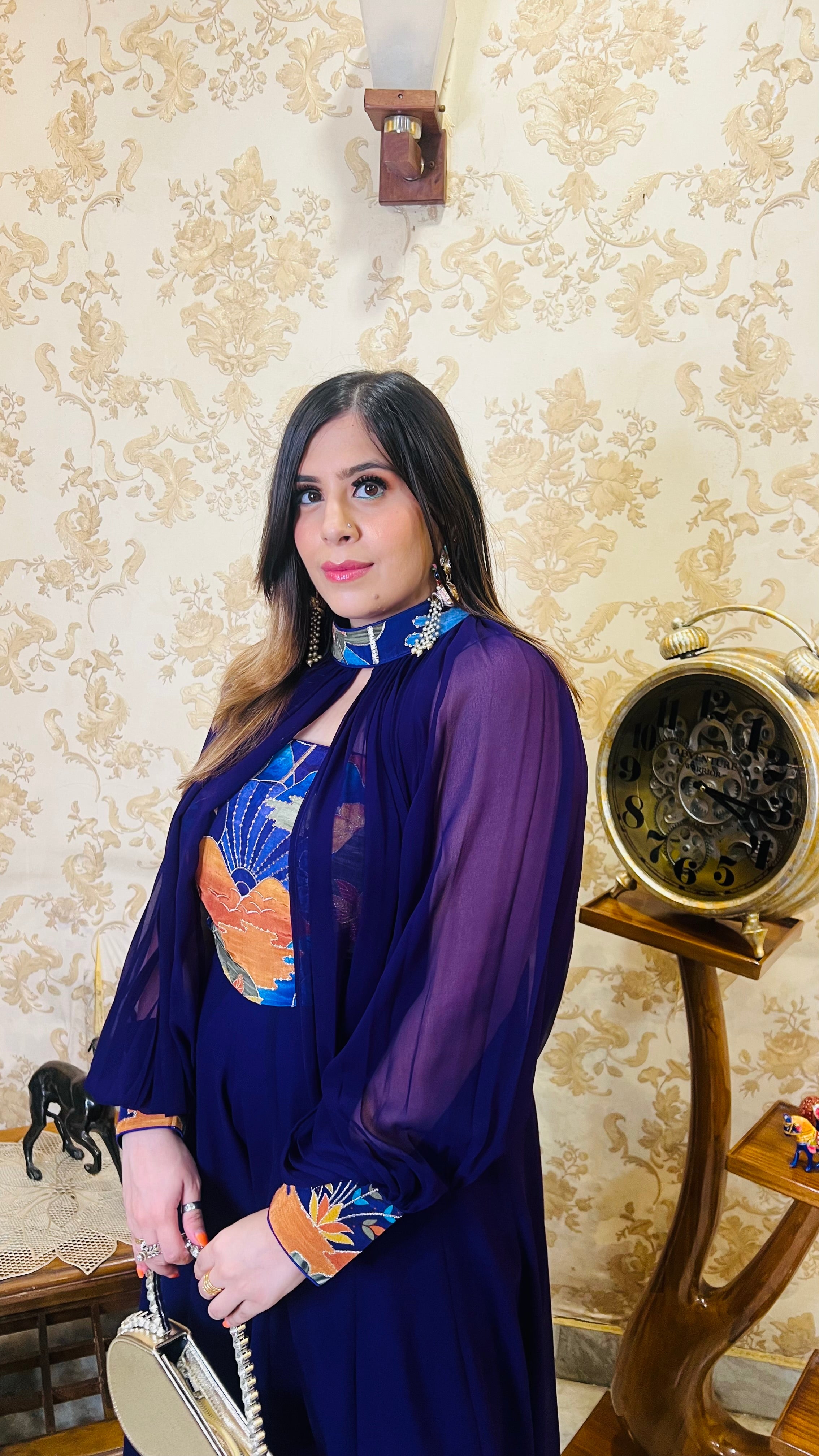 Palm Purple Jumpsuit