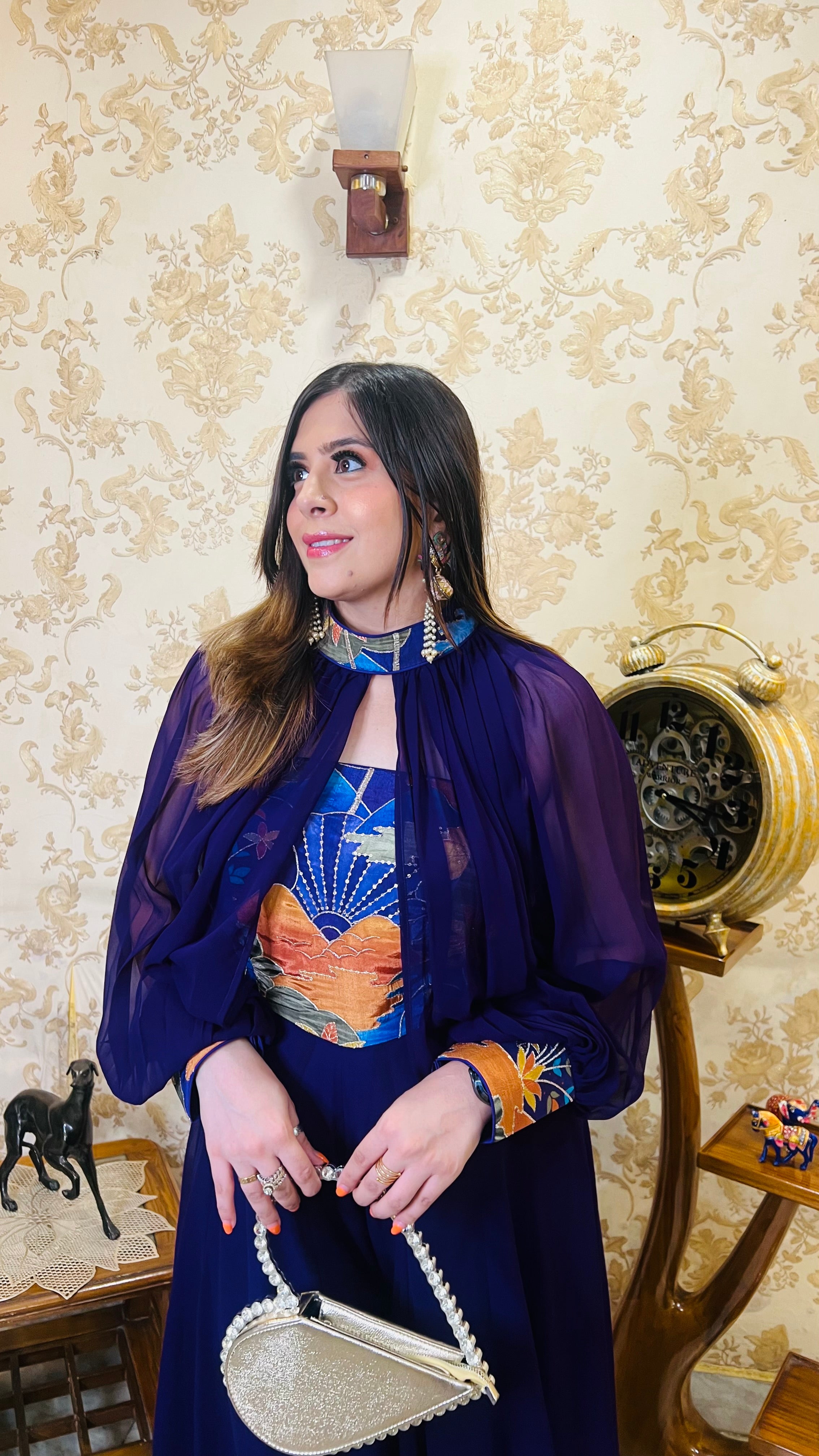 Palm Purple Jumpsuit