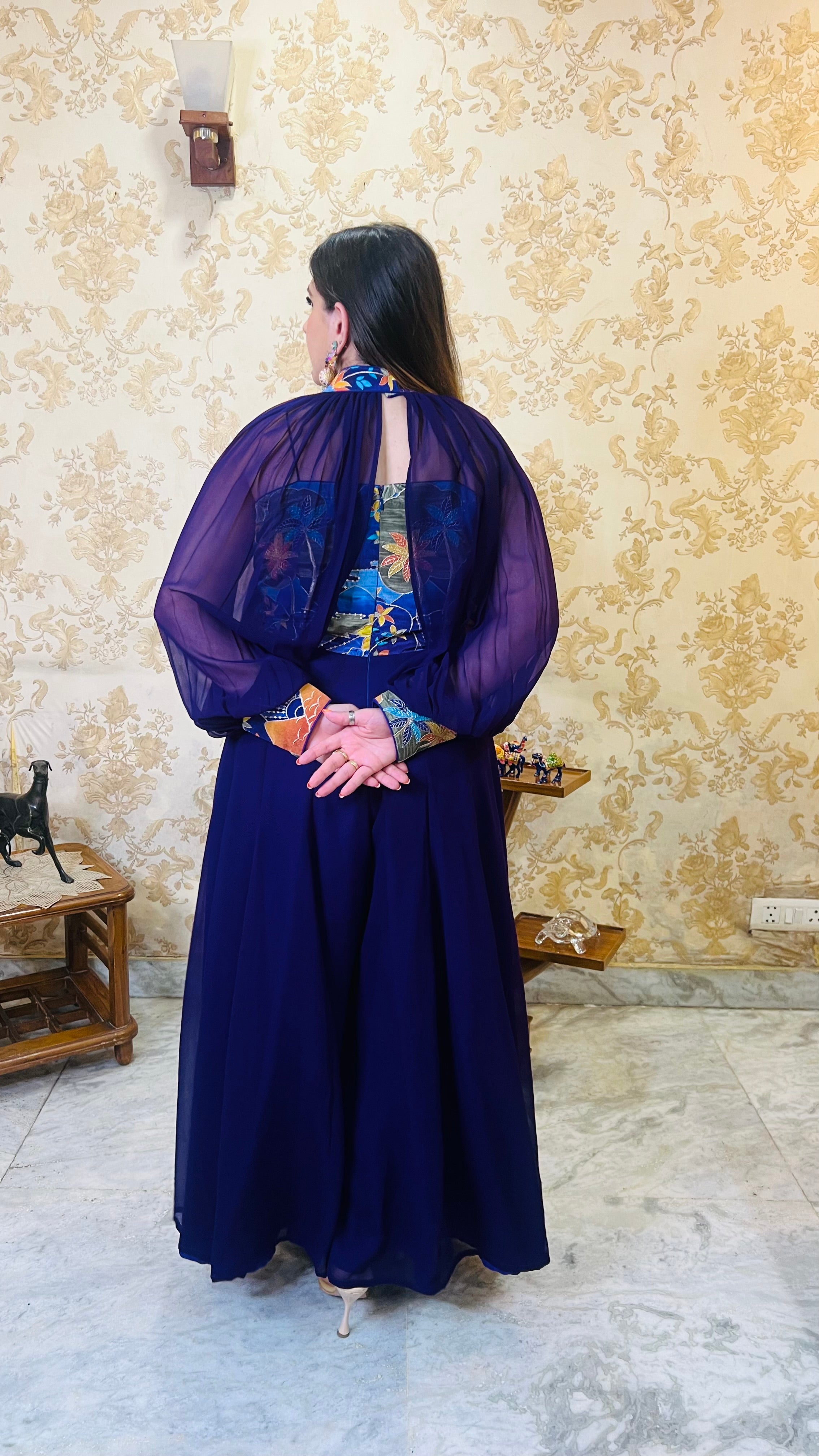 Palm Purple Jumpsuit