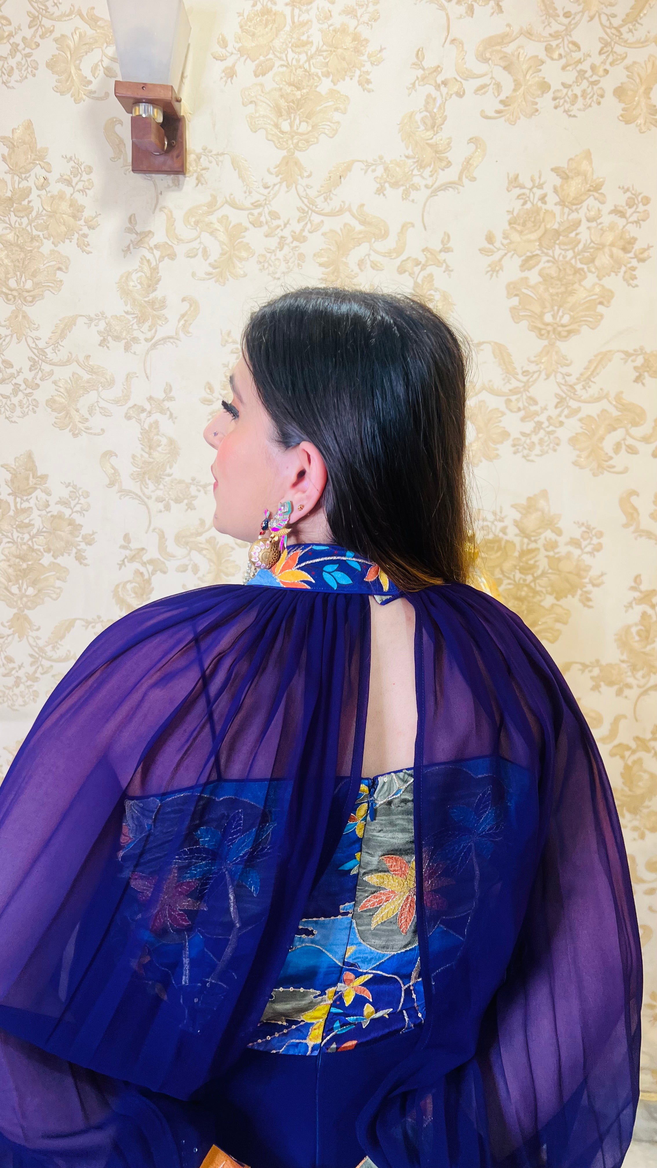 Palm Purple Jumpsuit