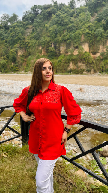 Orange Corbett Shirt