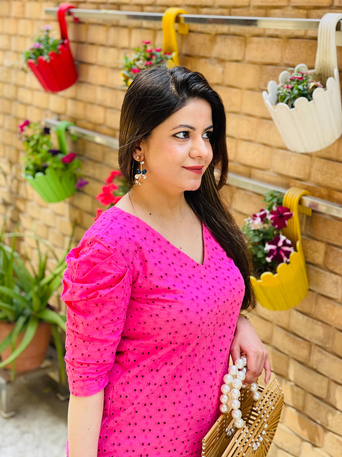 Pinky Pink Schiffli Top