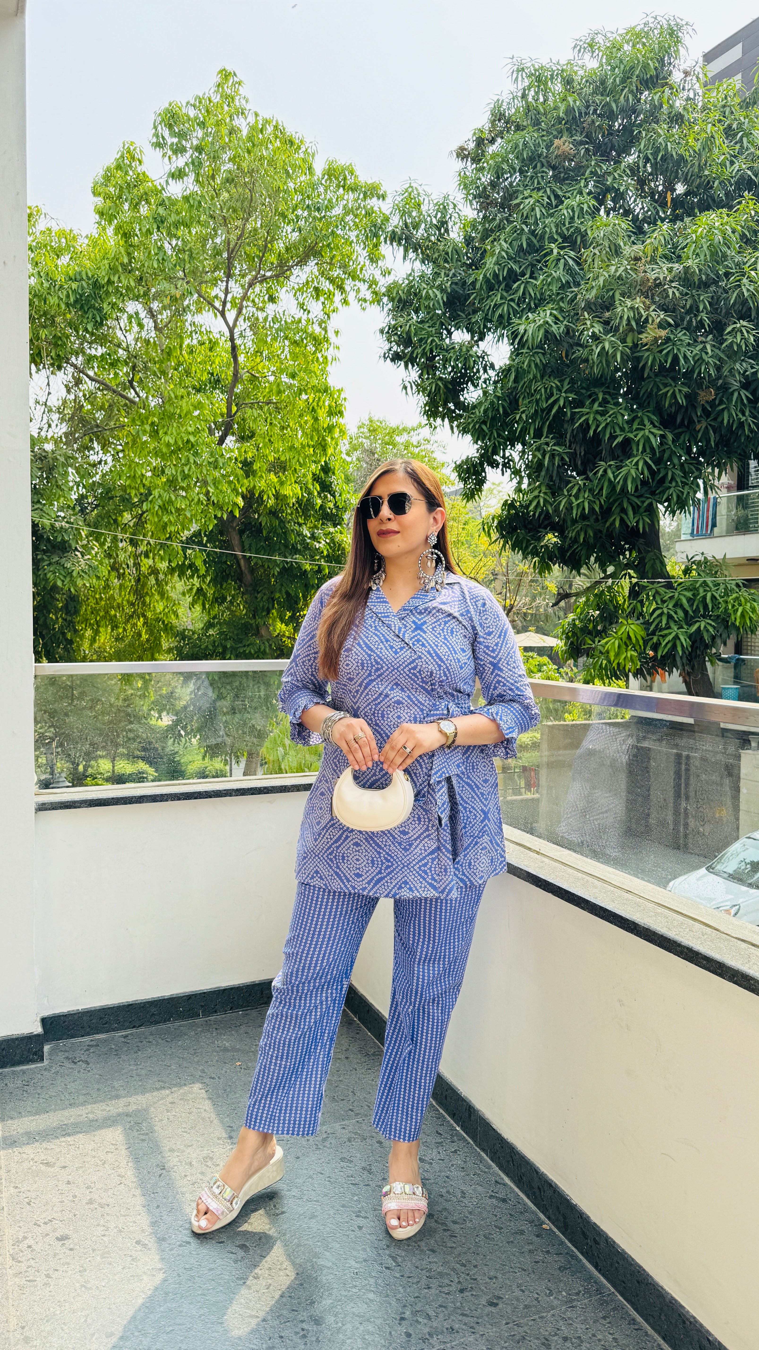 Purple Jaipuri Cotton Co-Ord