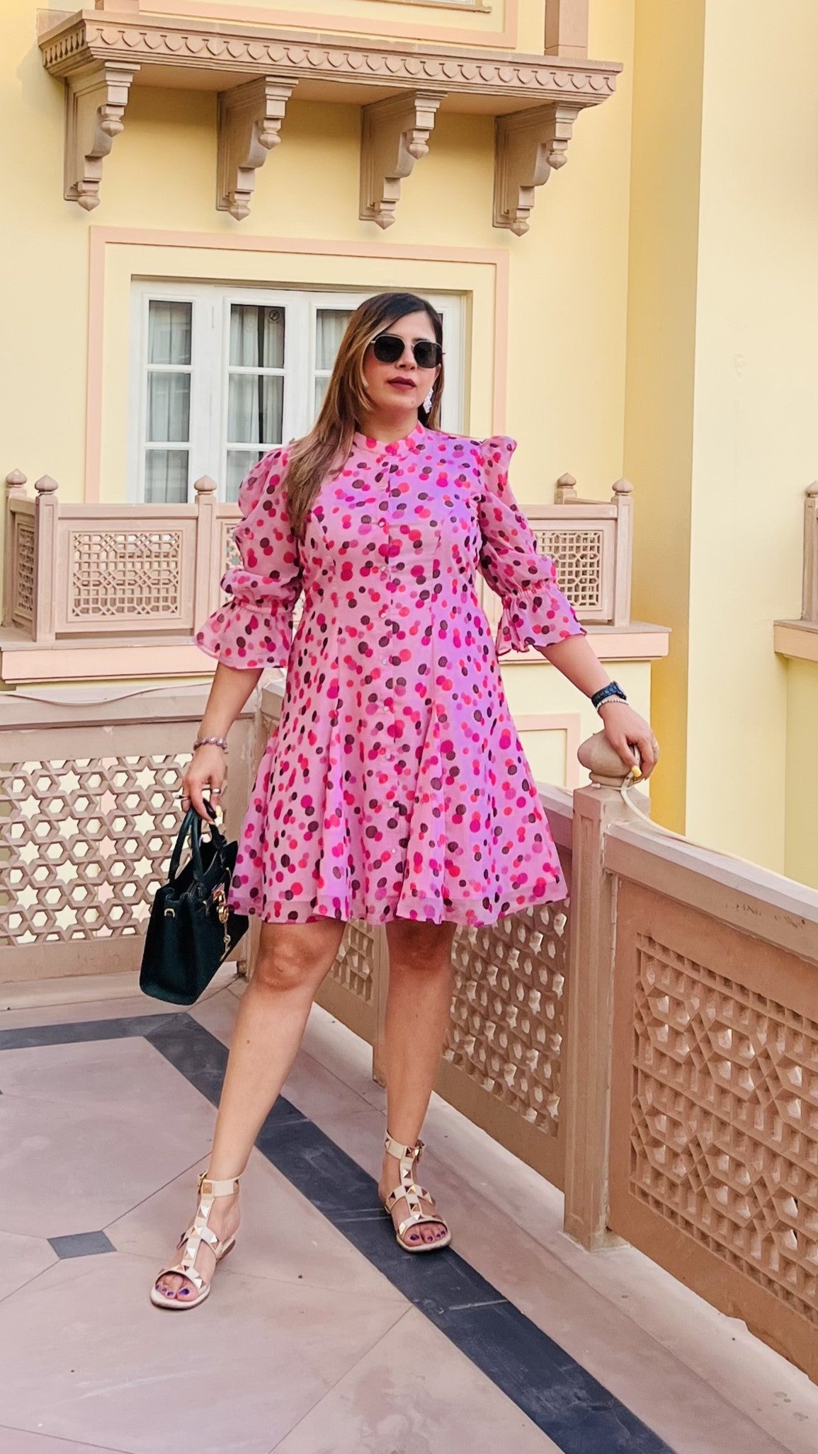 Baby Pink Bubble Dress