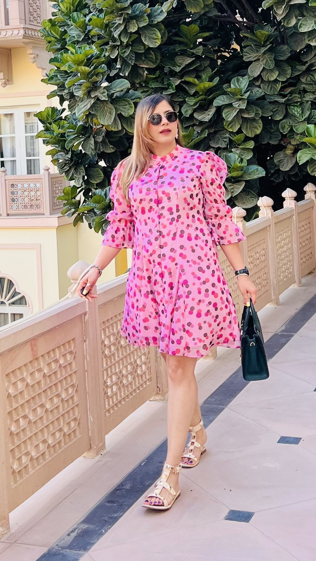 Baby Pink Bubble Dress