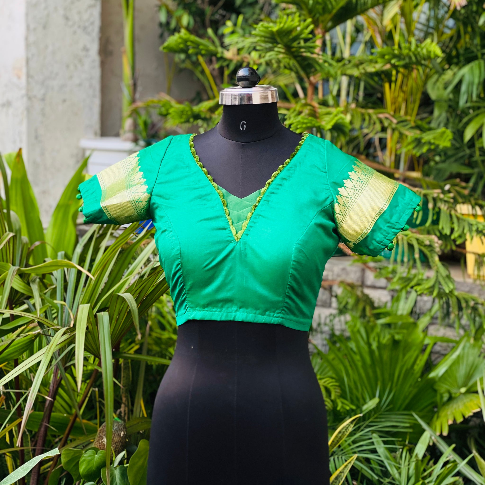 Bottle Green Blouse