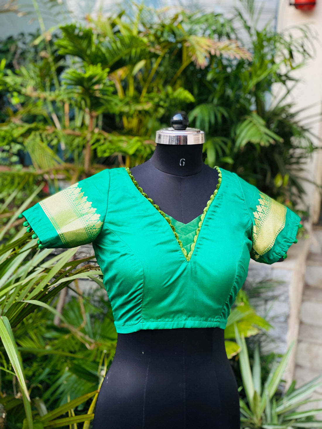 Bottle Green Blouse