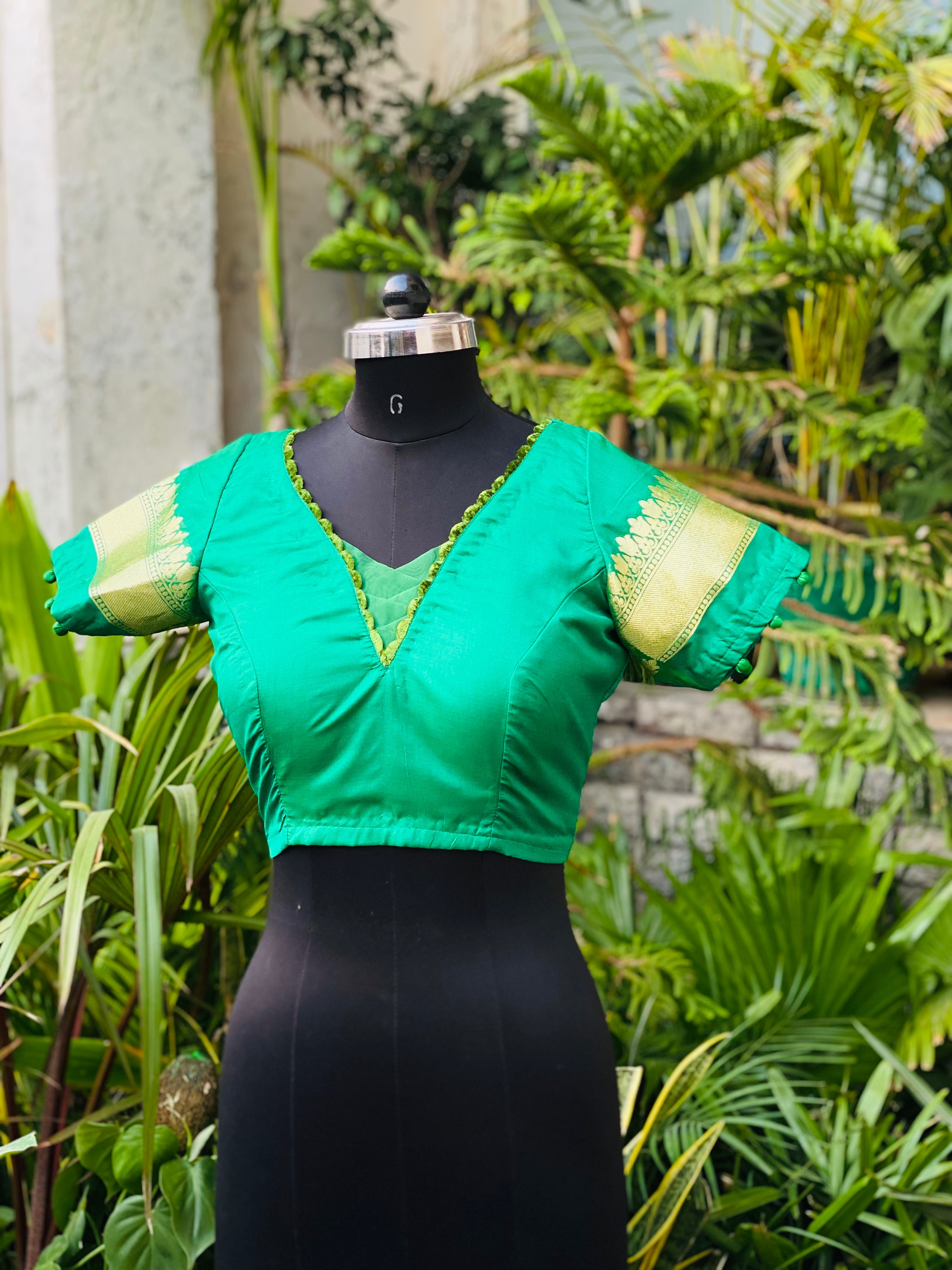 Bottle Green Blouse