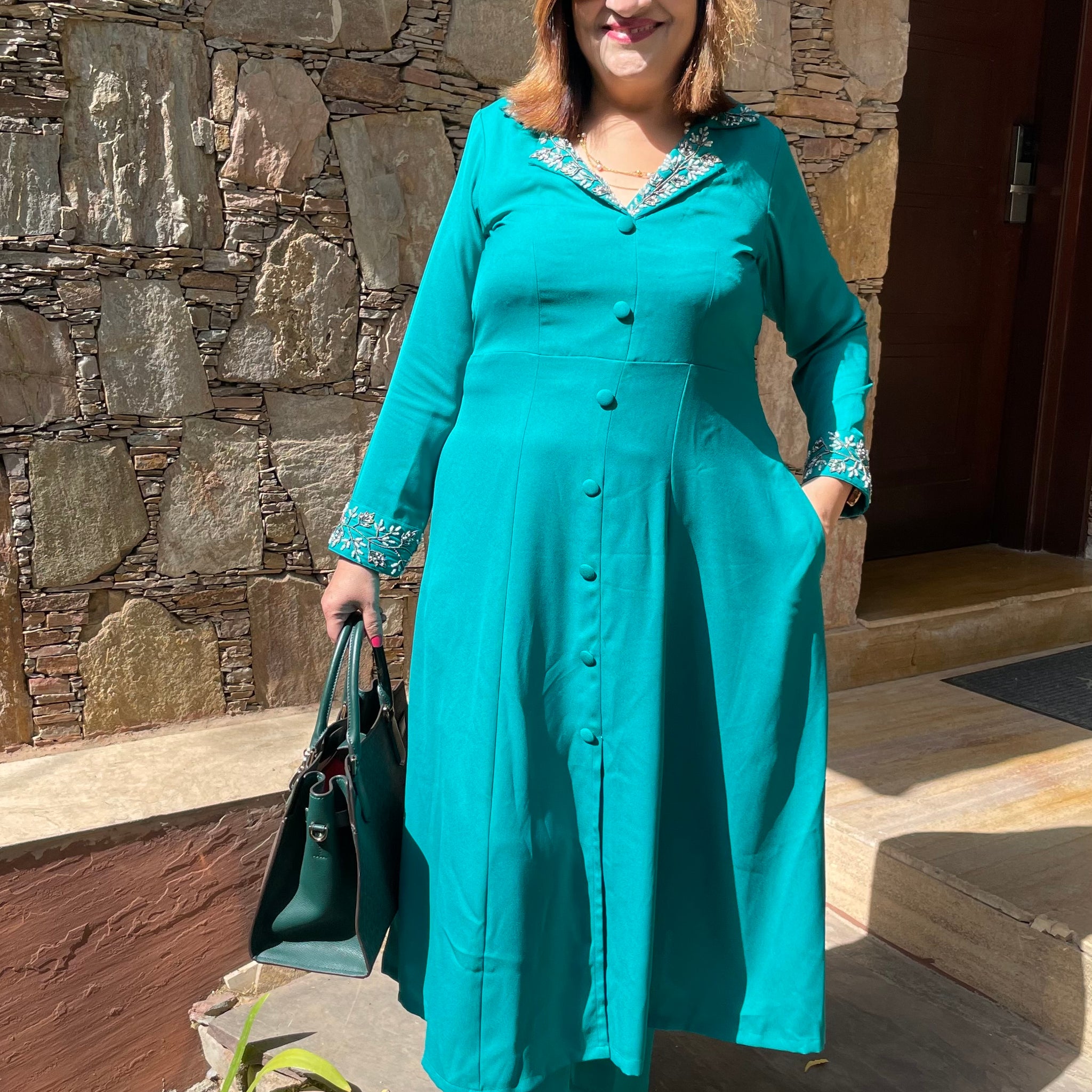 Teal Green Breakfast Co-Ord