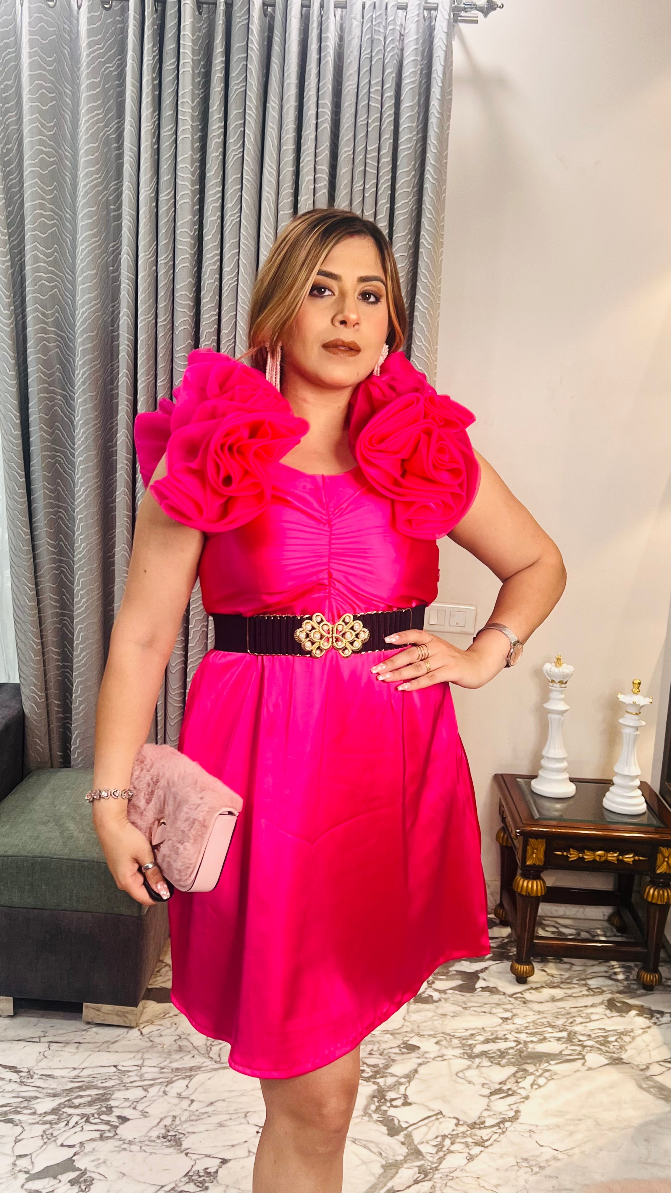 Pink Ruffle Birthday Dress