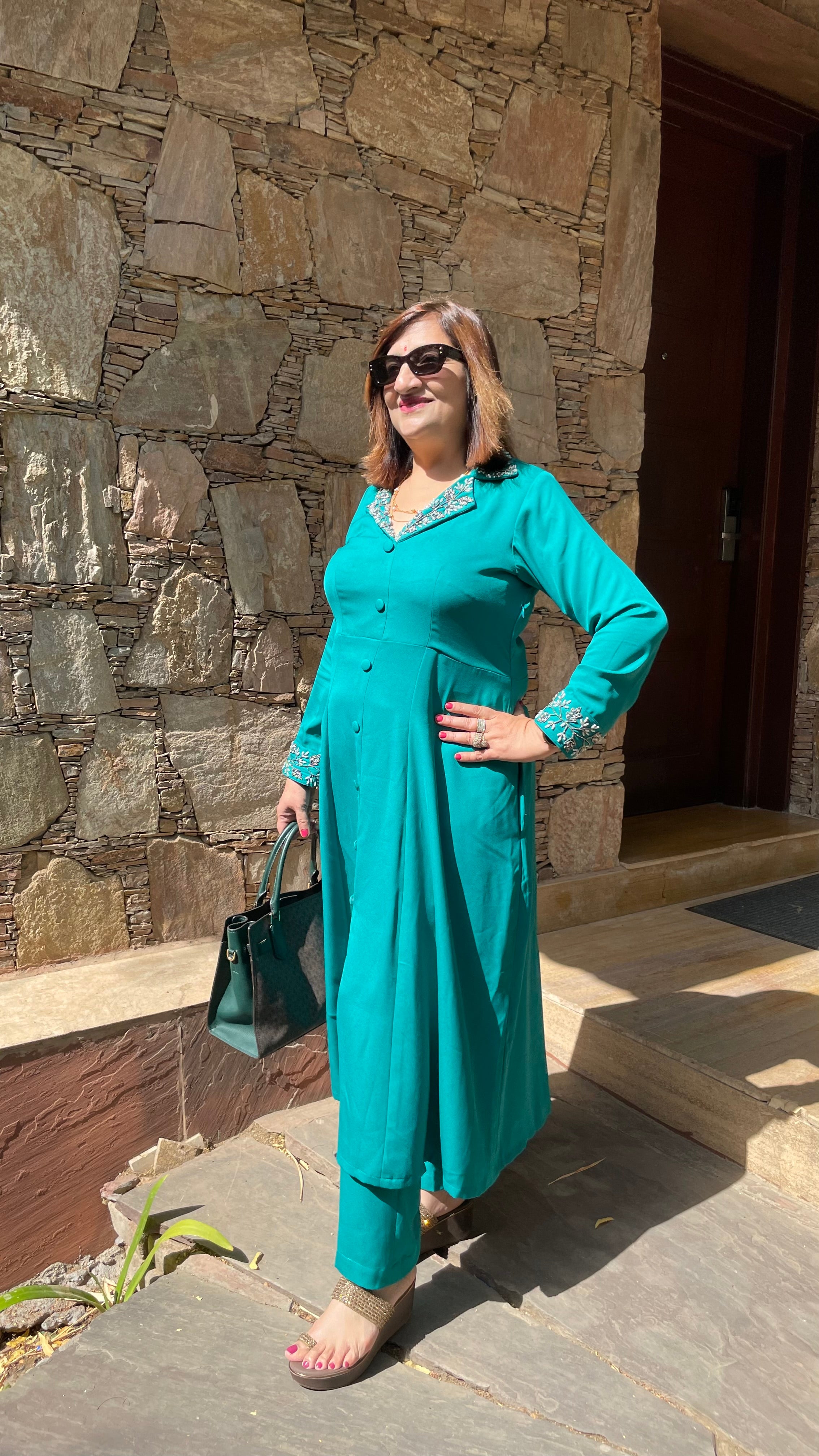 Teal Green Breakfast Co-Ord