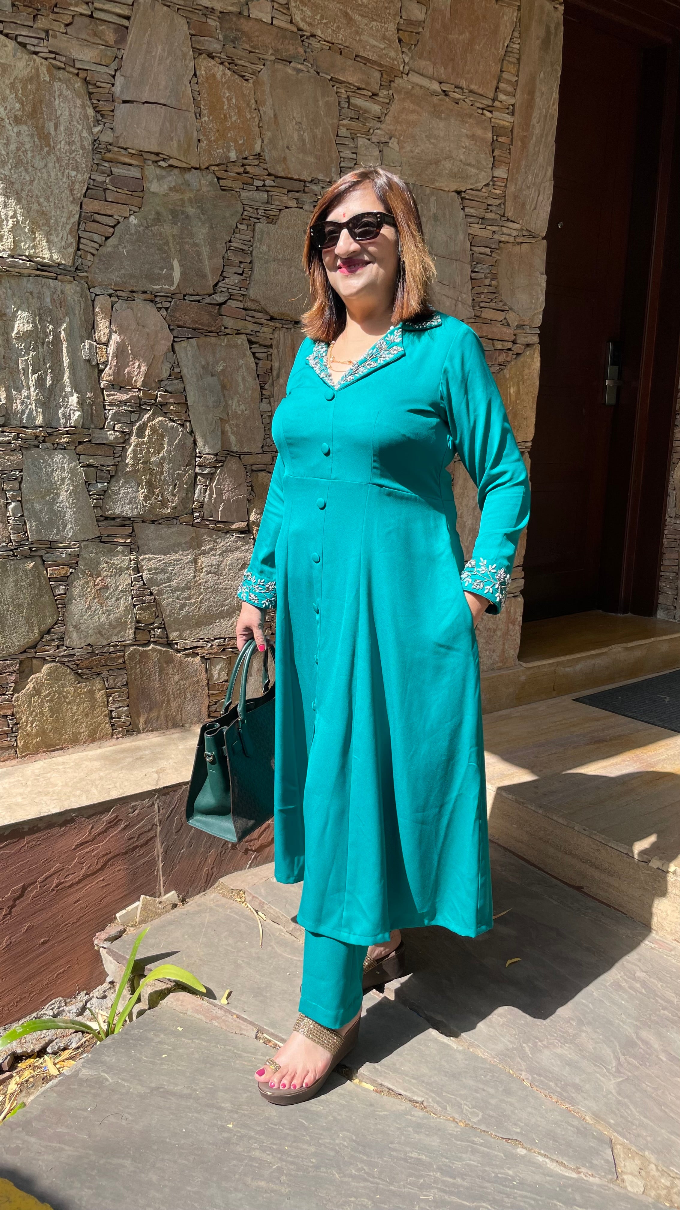 Teal Green Breakfast Co-Ord