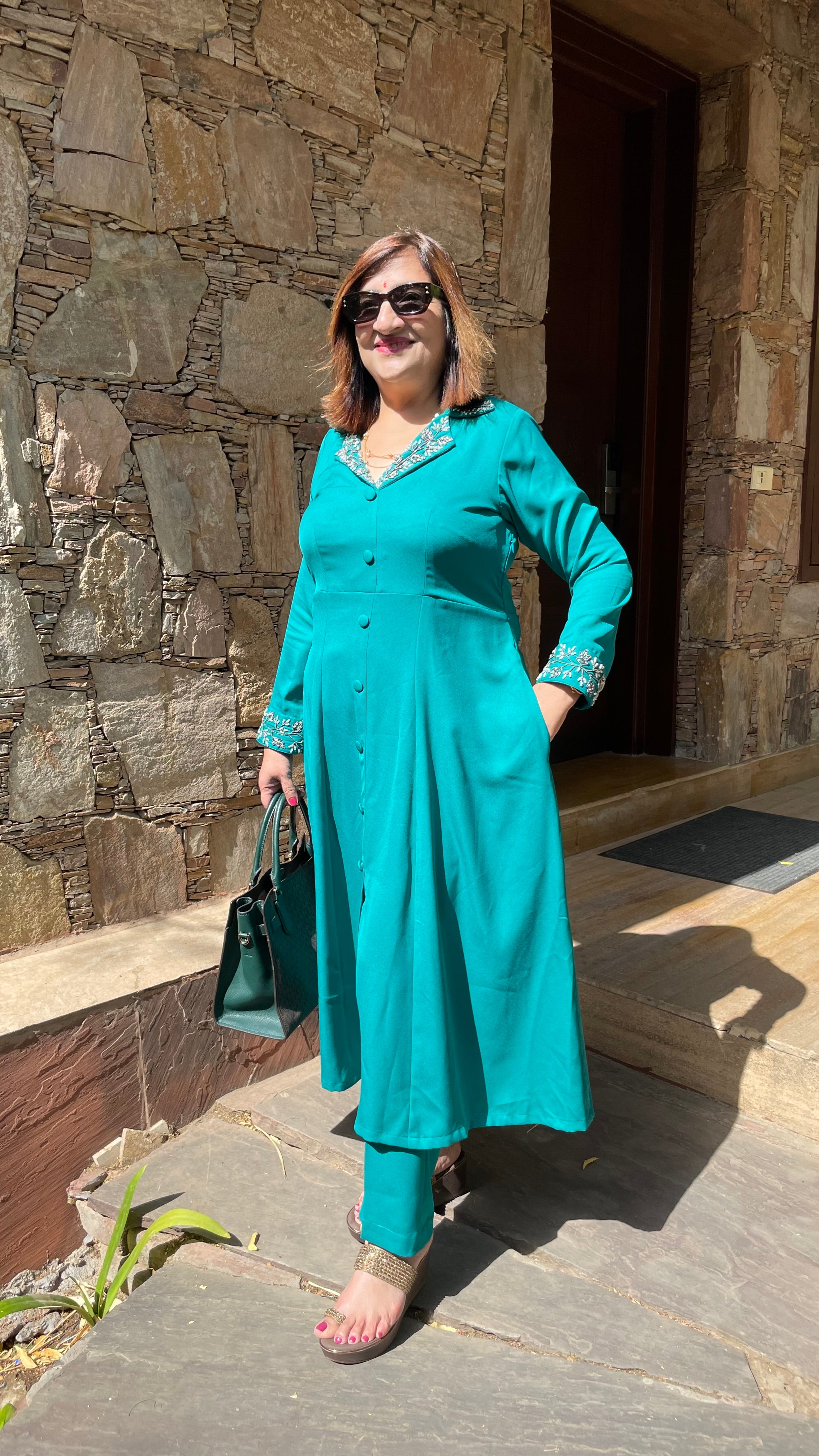 Teal Green Breakfast Co-Ord