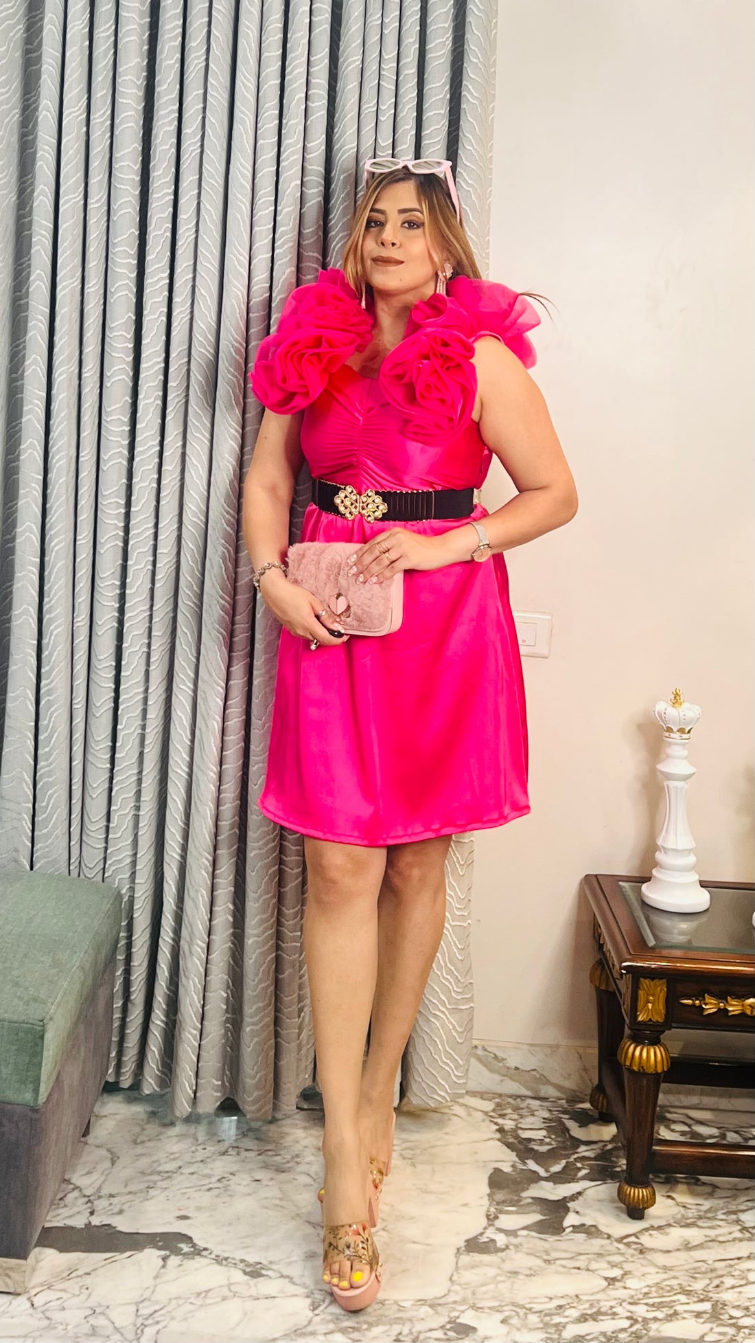 Pink Ruffle Birthday Dress