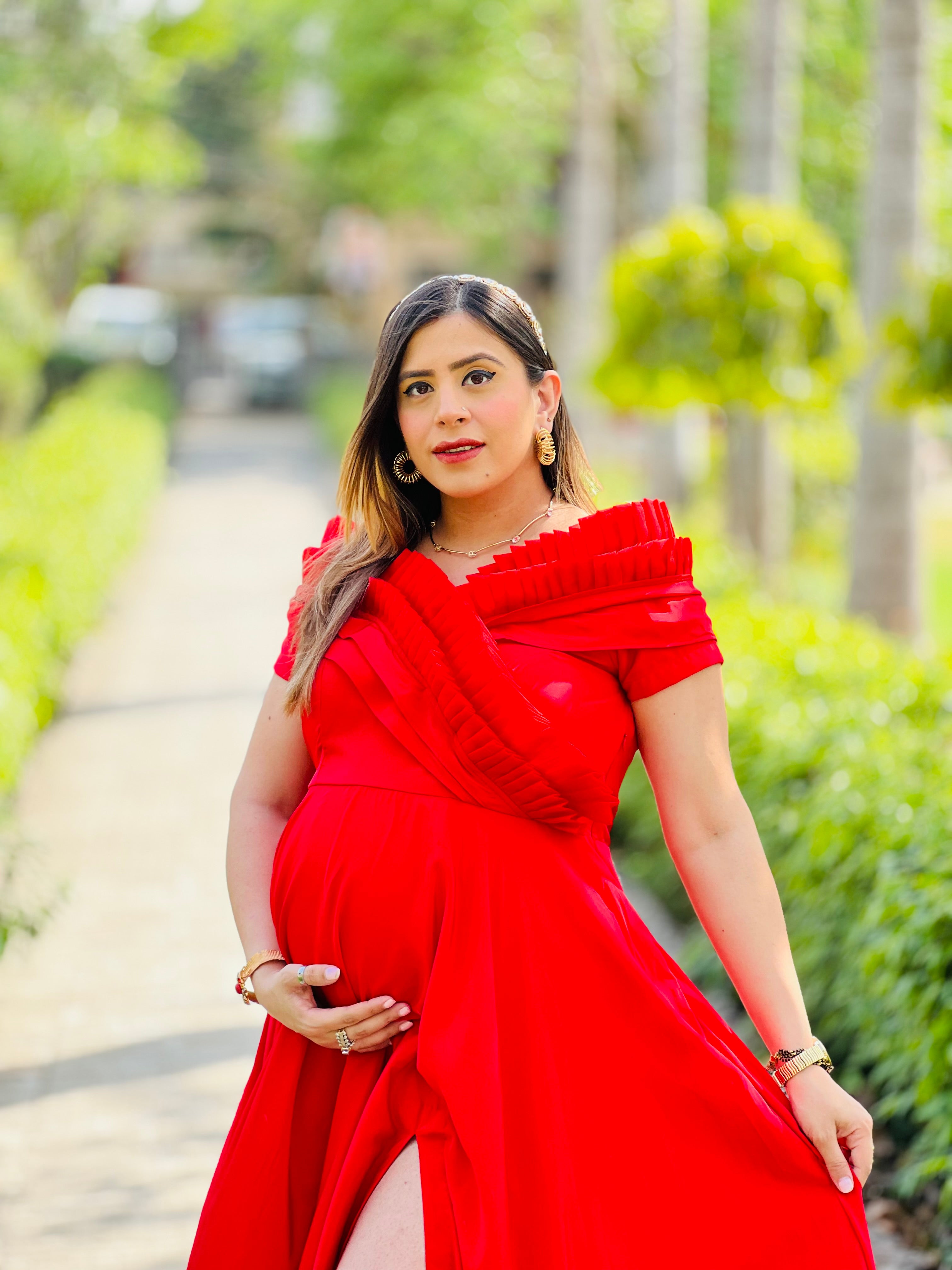 Haute Red Mama Gown