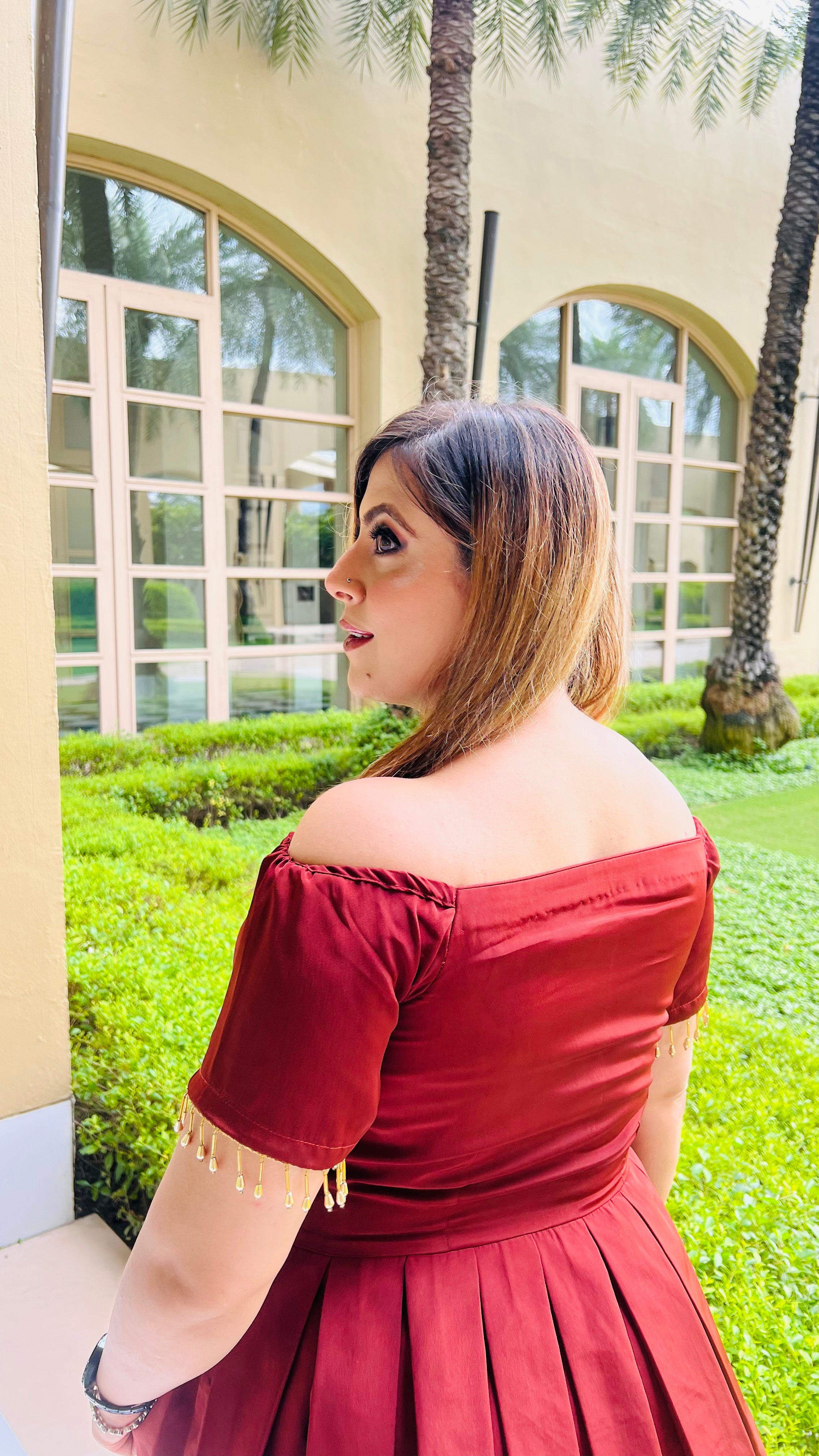 Brown Banarasi Co-Ord