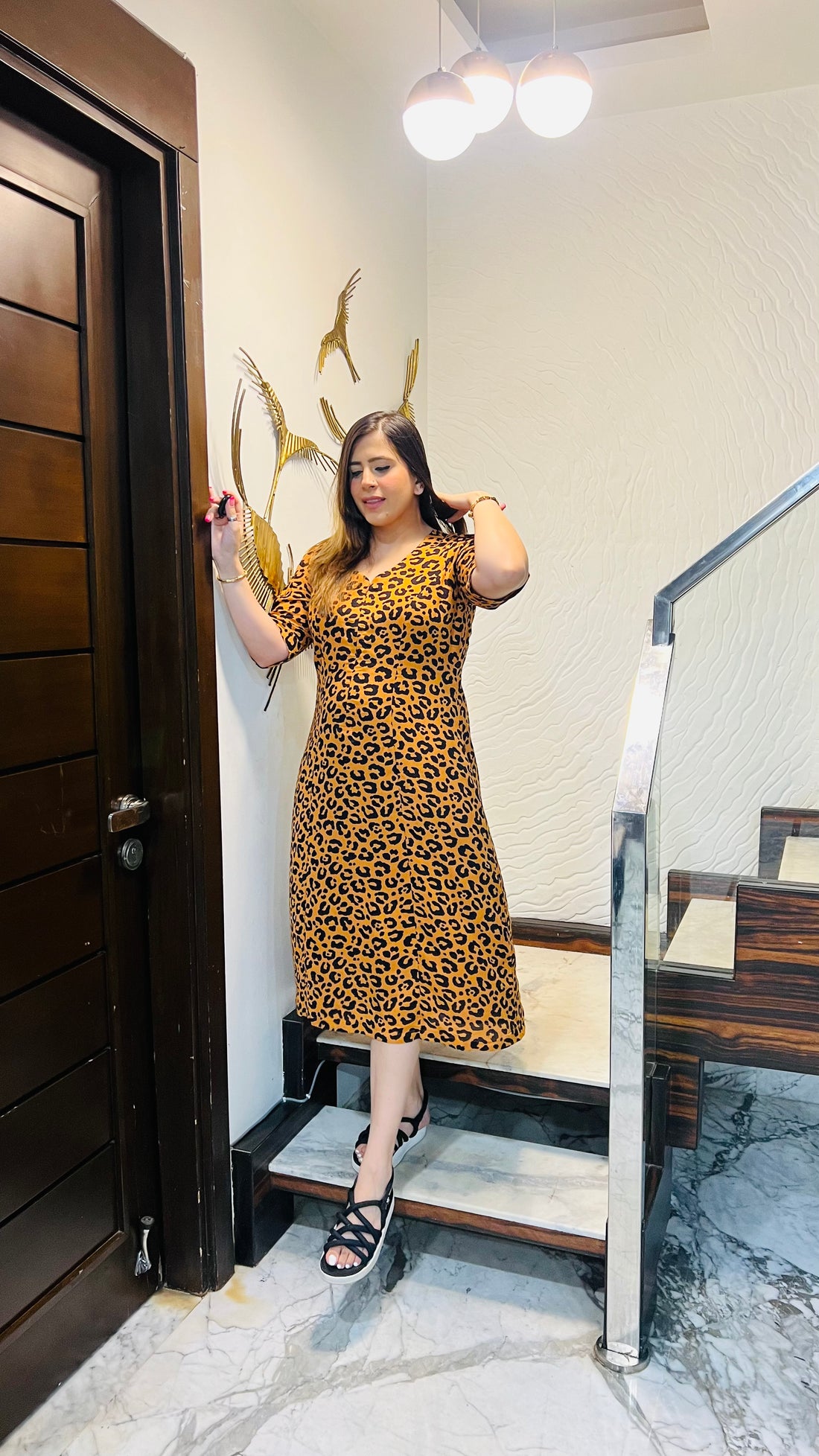 Cheetah Mama Midi