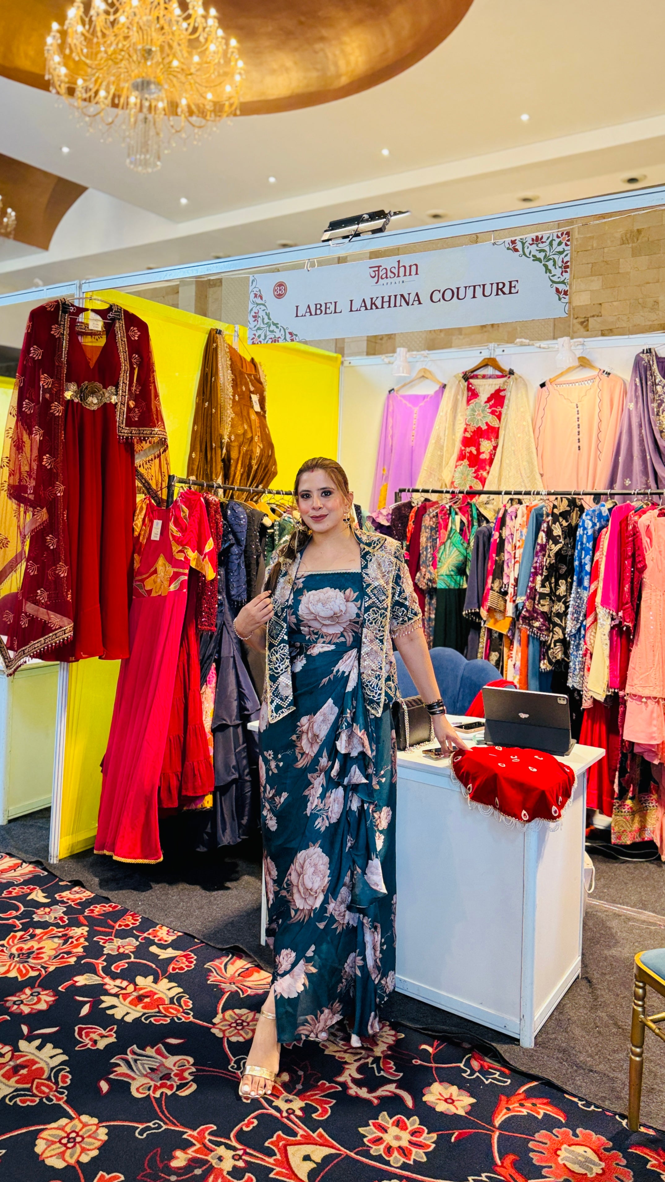 Peacock Diwali Drape + Jacket