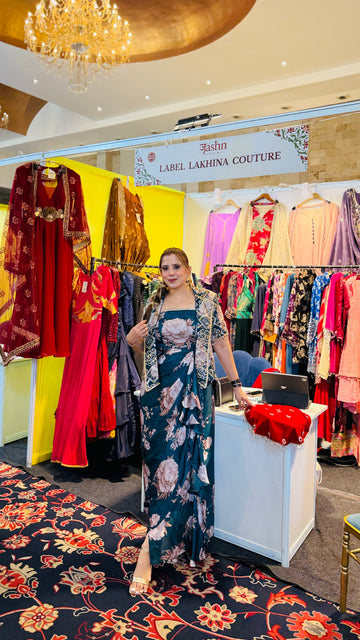 Peacock Diwali Drape + Jacket