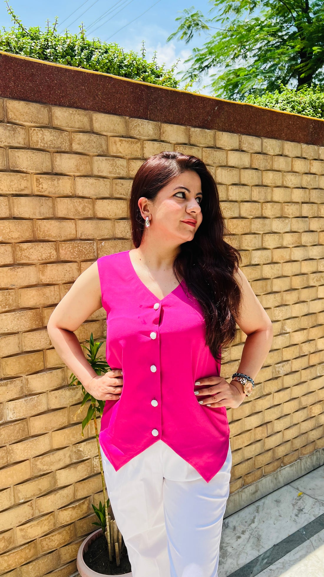 Hottest Pink Top