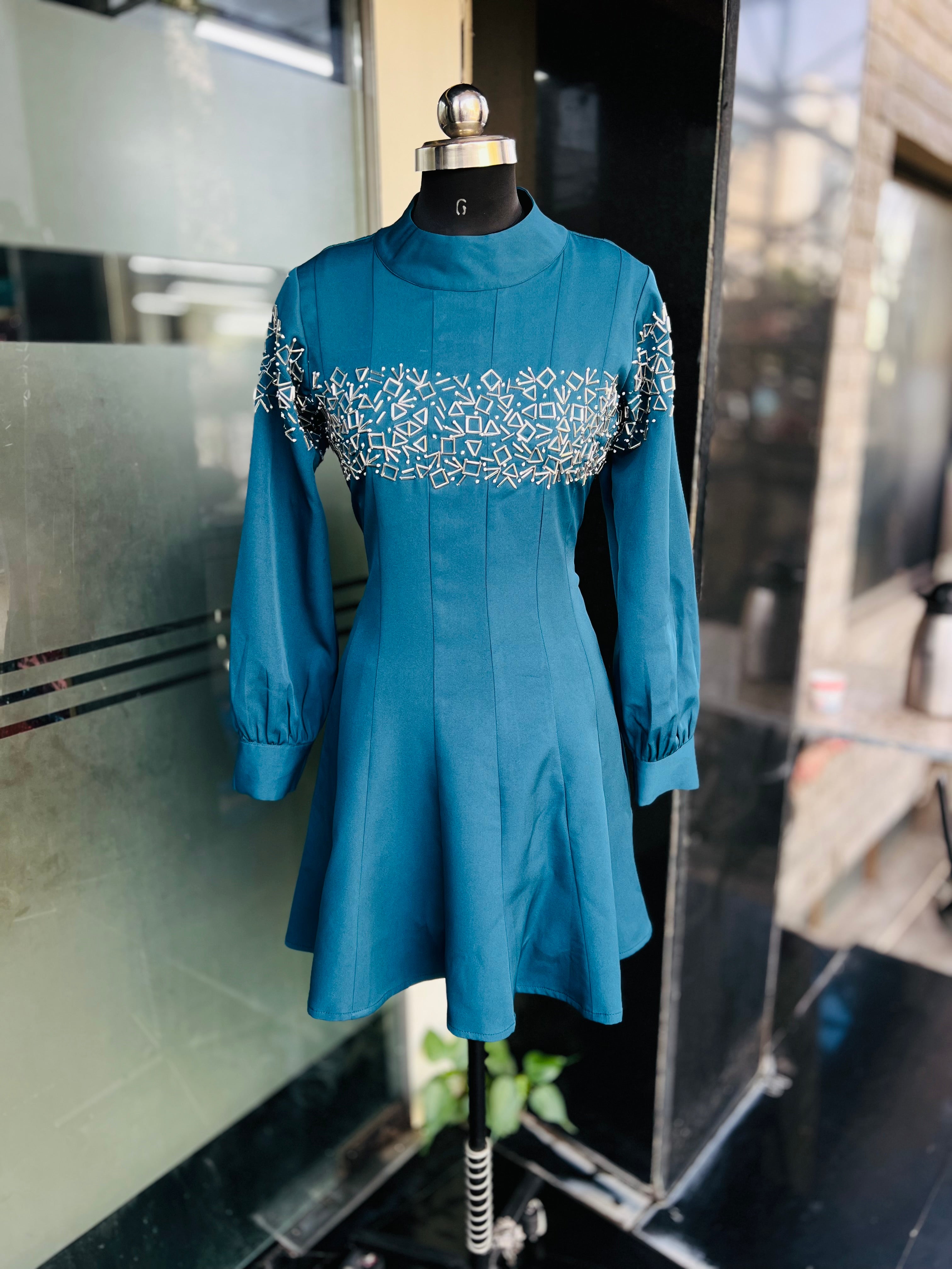 Peacock Banana Dress