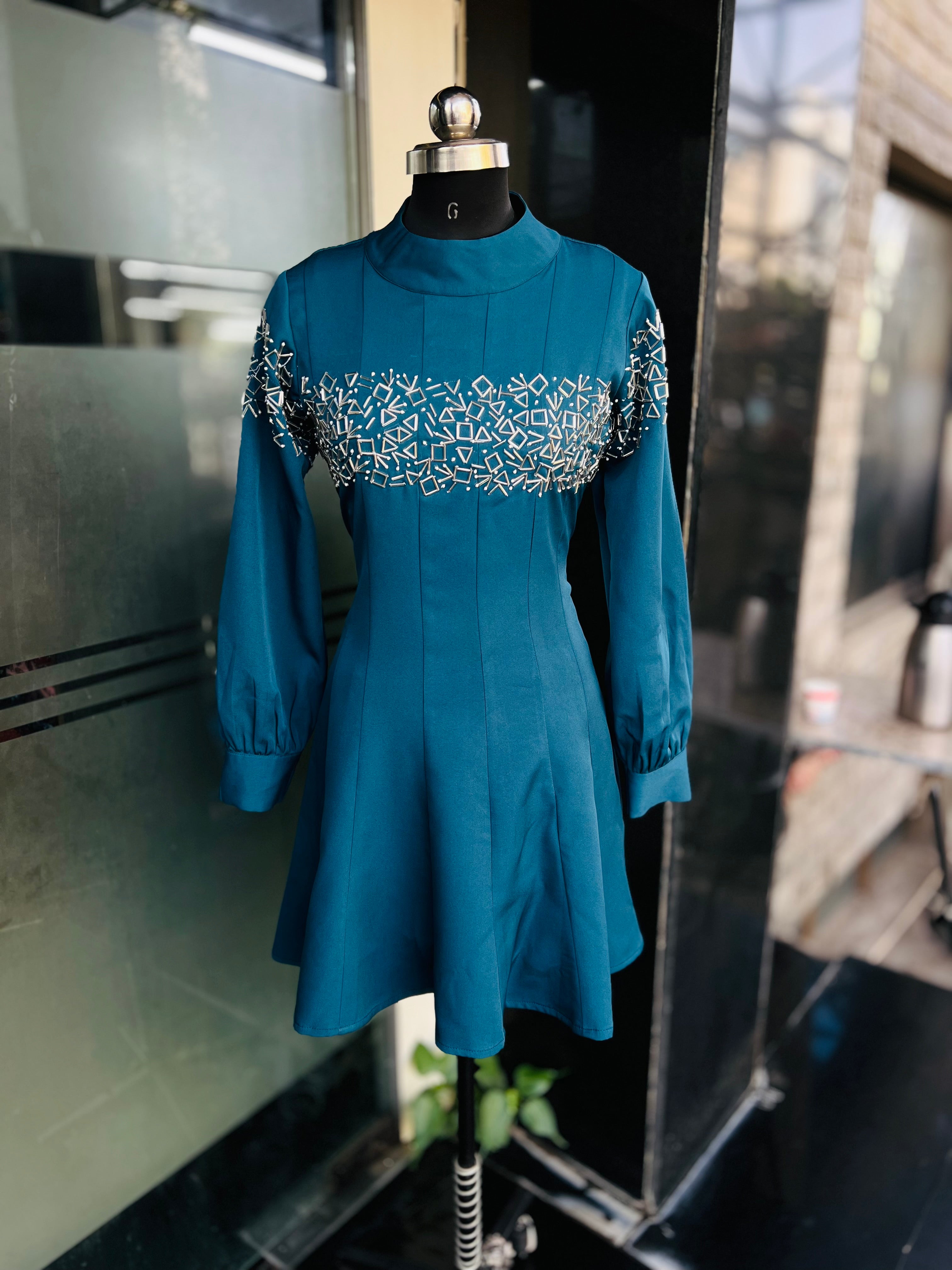 Peacock Banana Dress