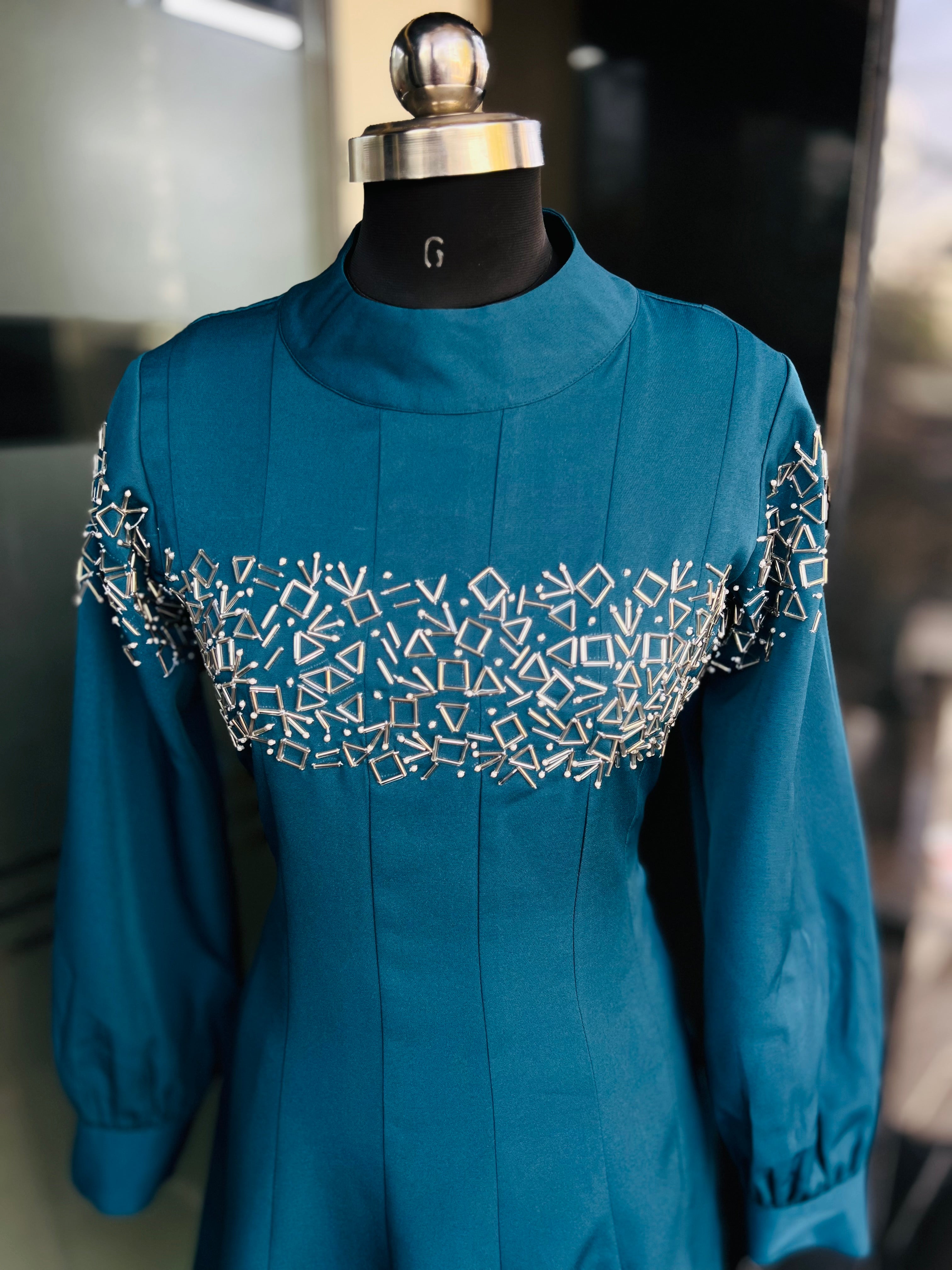 Peacock Banana Dress