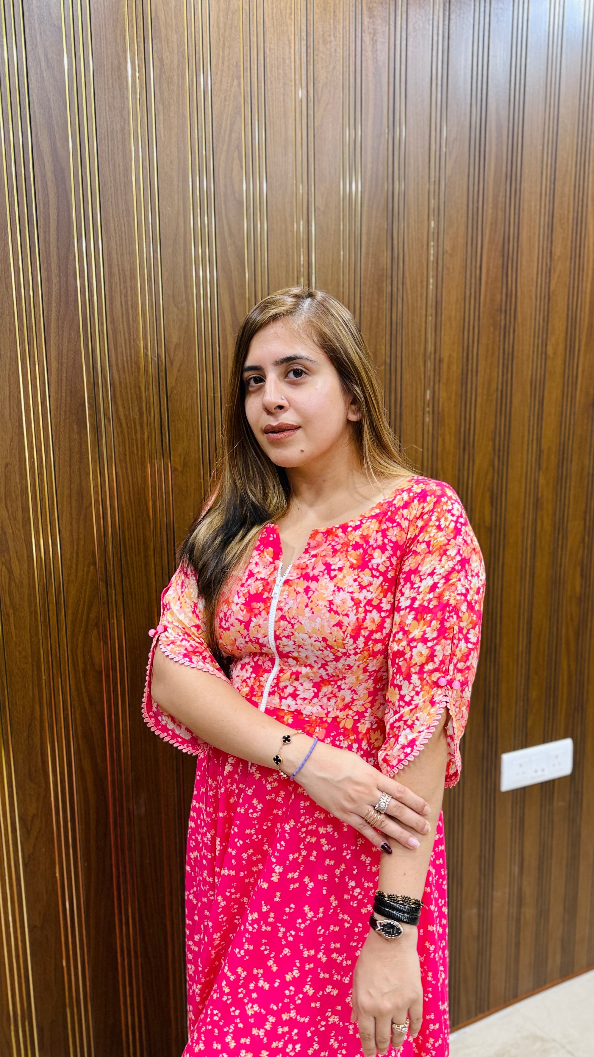 Pink Bougainvillea Suit