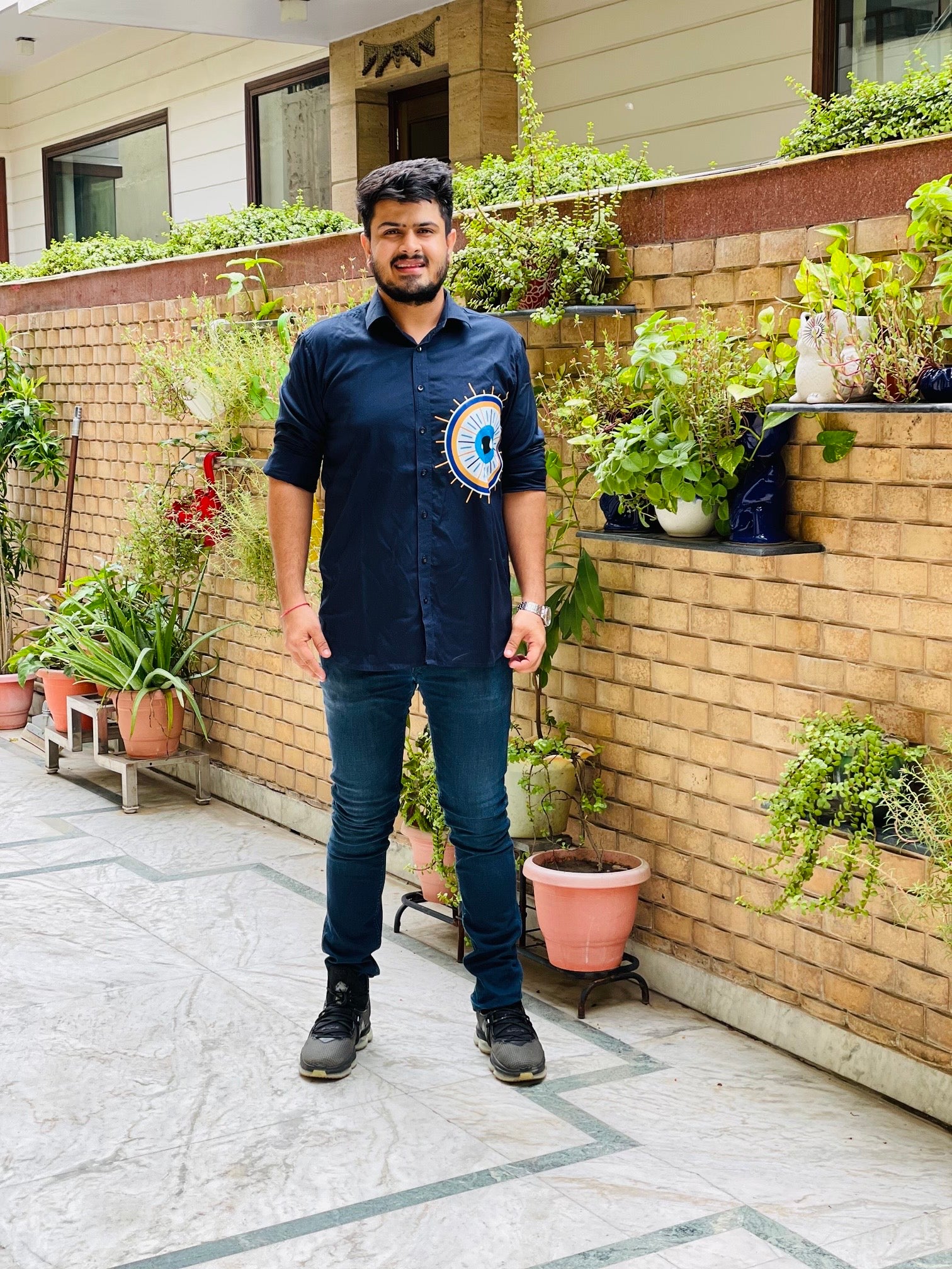 Menswear Evil Eye Shirt