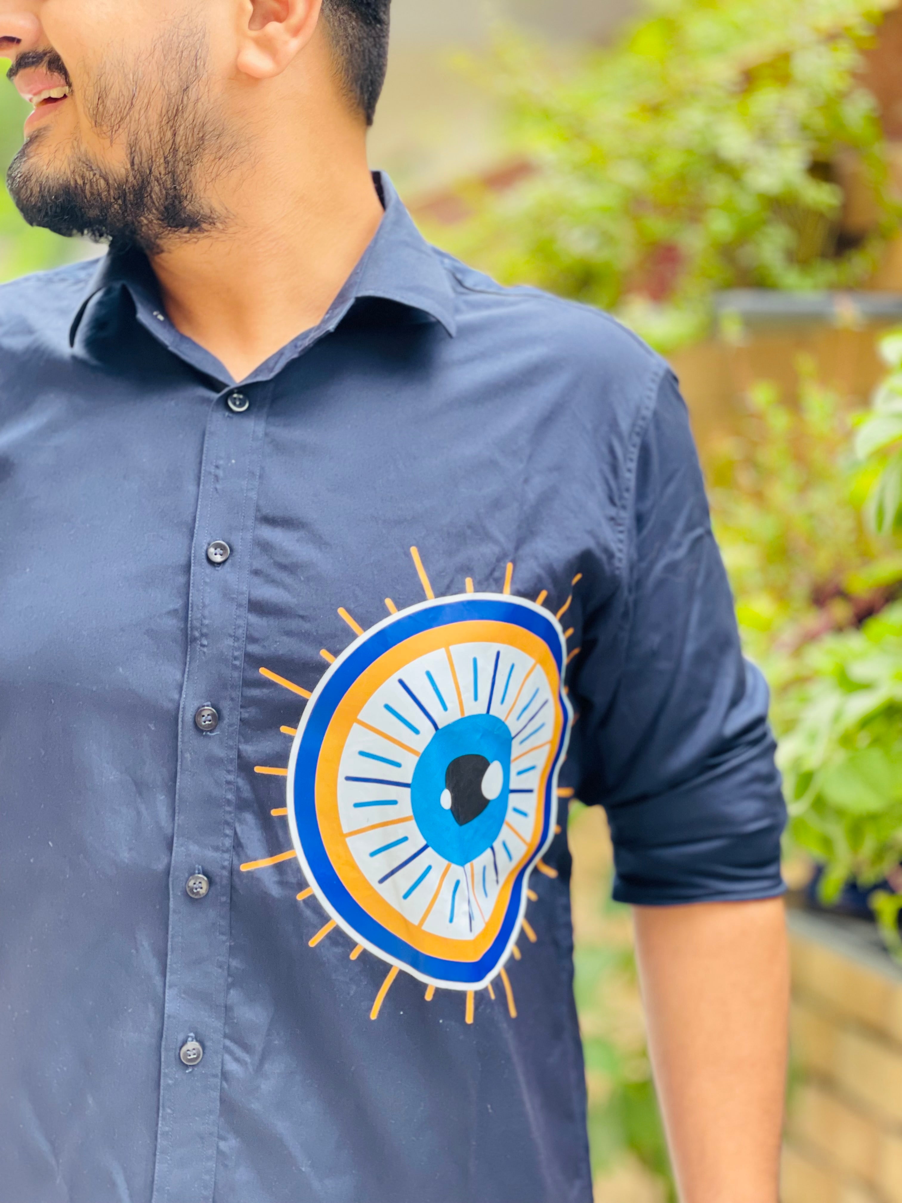 Menswear Evil Eye Shirt