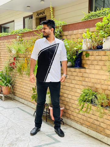 Menswear Diagonal Fun Black