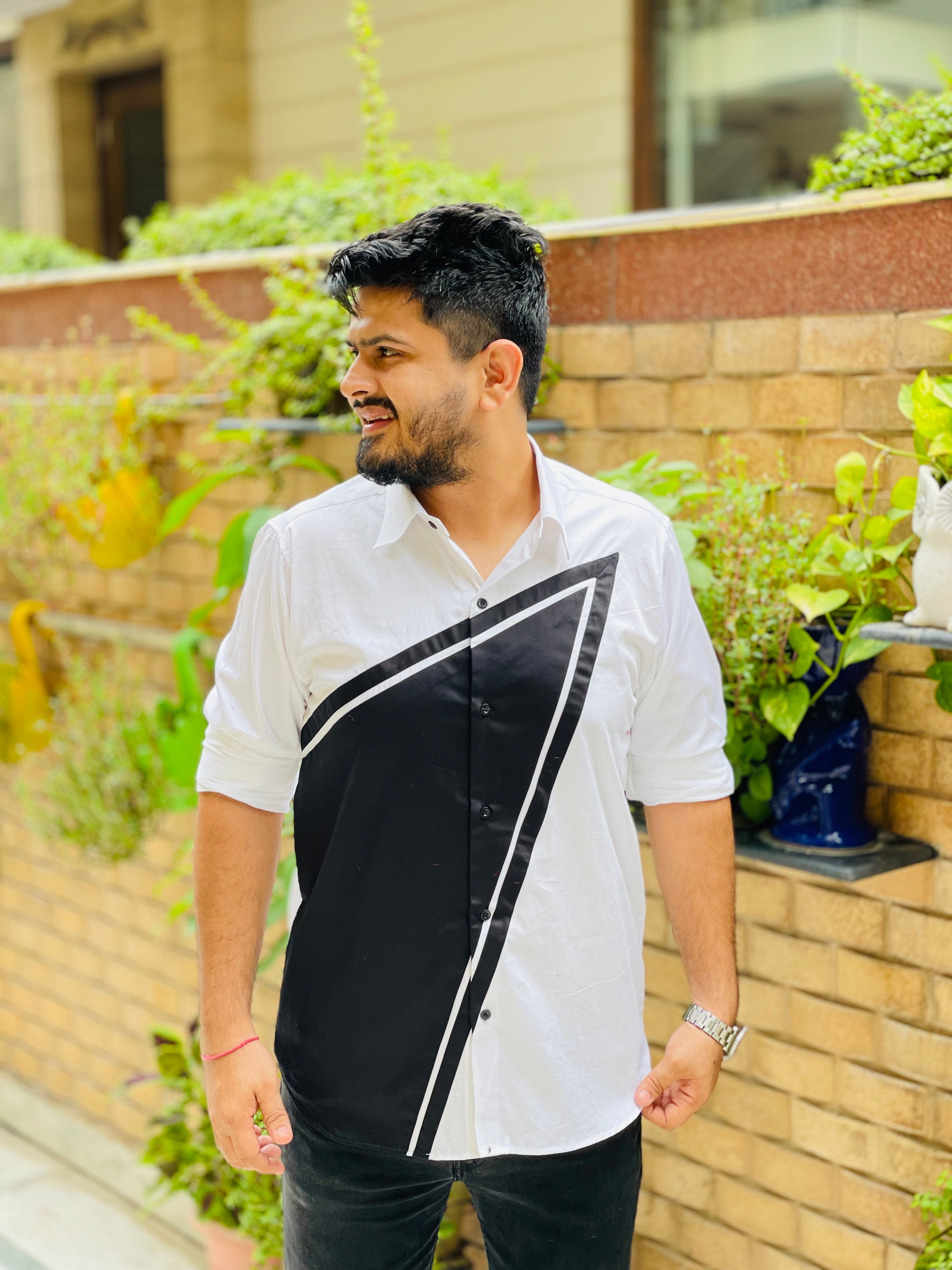 Menswear Diagonal Fun Black