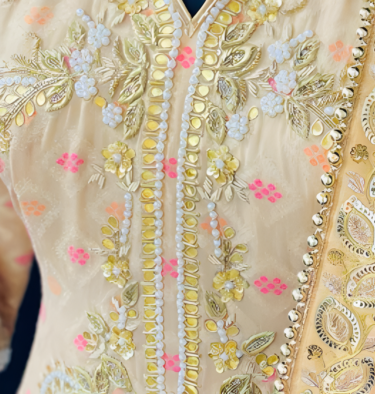Violet Silk Sharara Suit