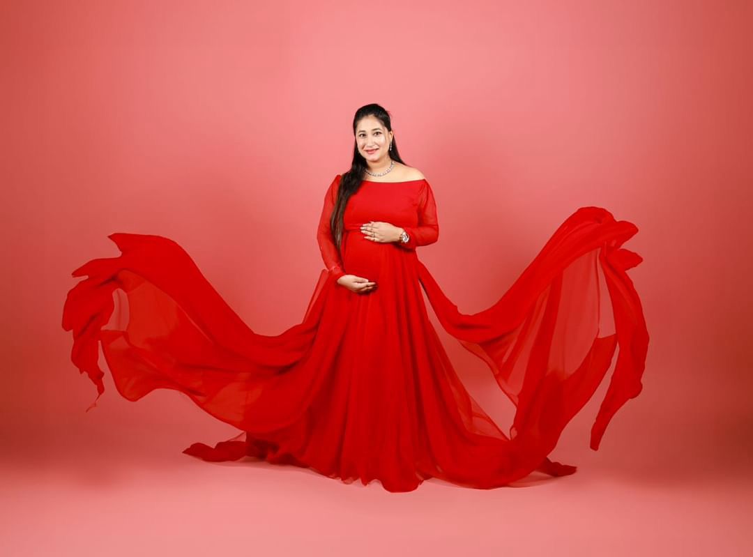 Vineet Red Gown