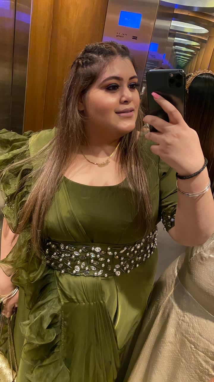 Olive Stones + Pearl Saree